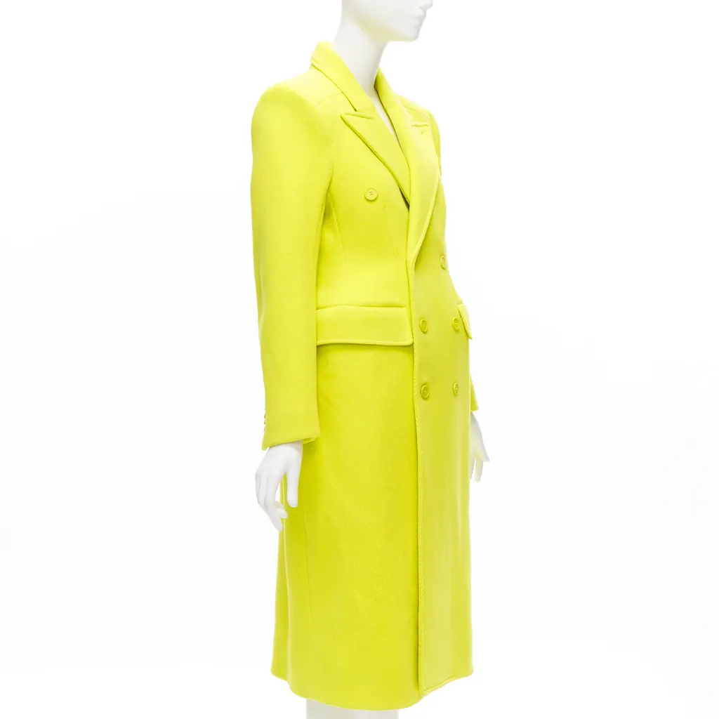Balenciaga Hourglass Green Wool Never worn, with tag - Inside View