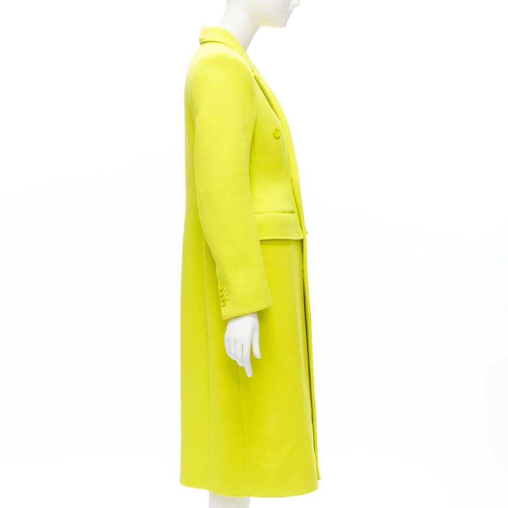 Balenciaga Hourglass Green Wool Never worn, with tag - Model View
