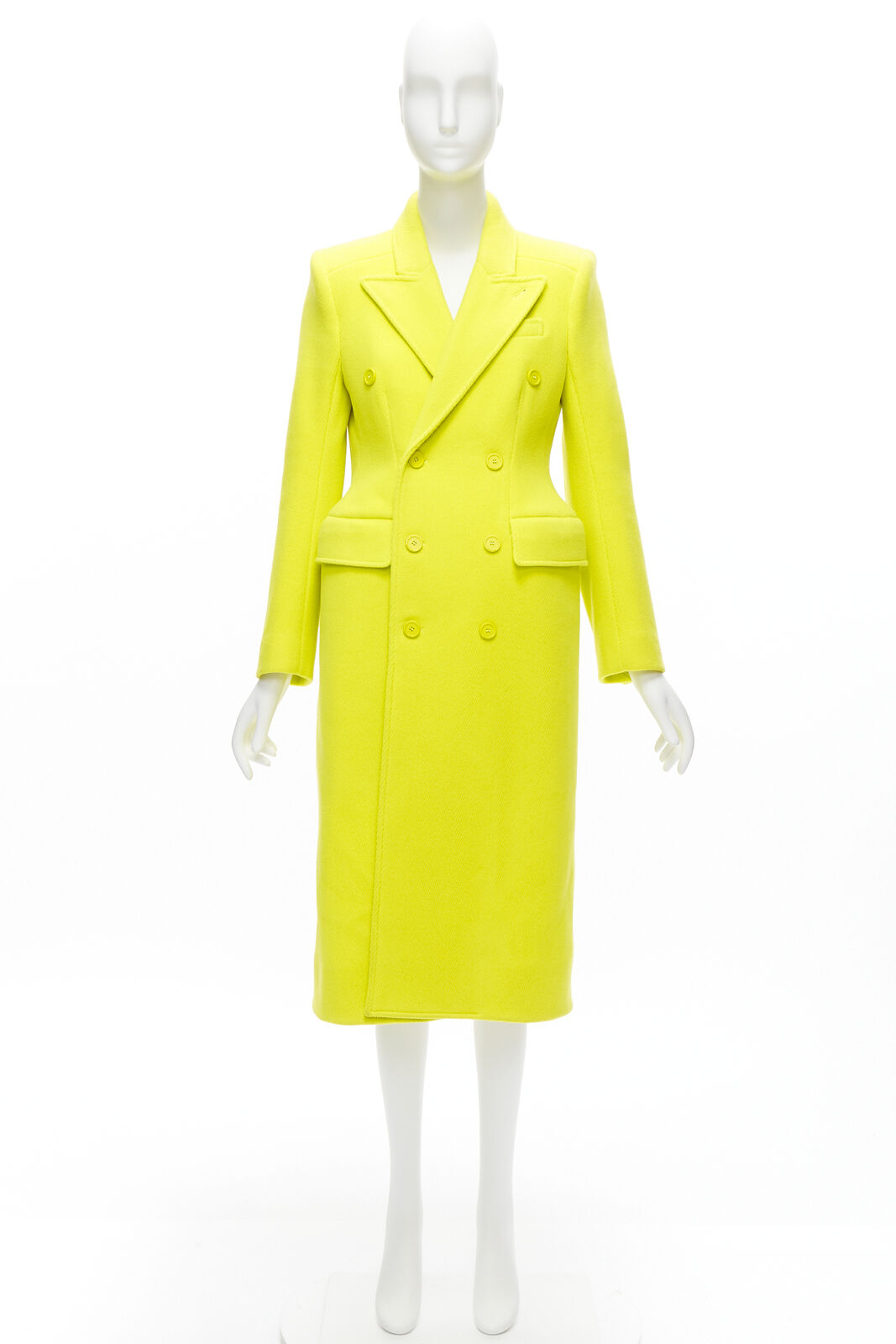 Balenciaga Hourglass Peplum Coat - Image 11