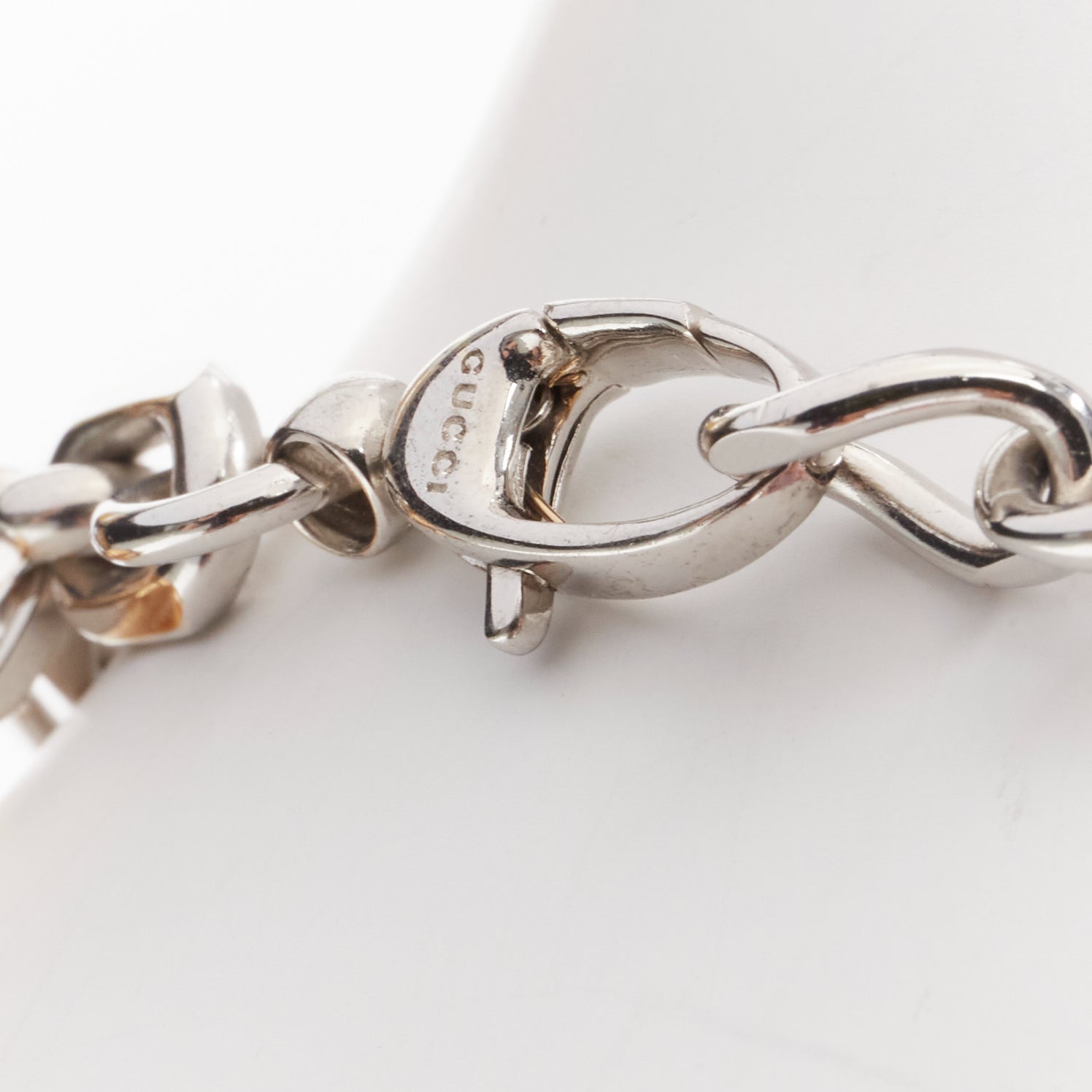 Gucci Gold Silver Charms Bracelet - 4