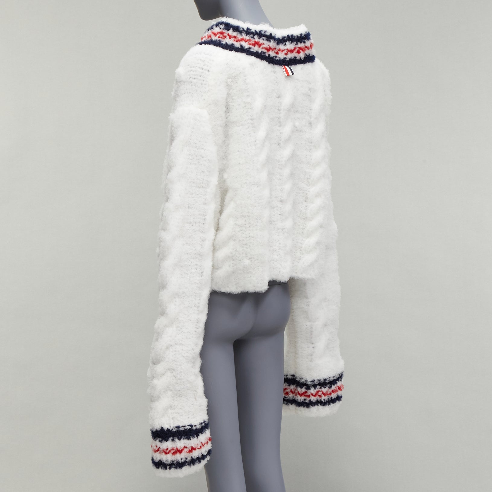 Thom Browne Varsity Knit Sweater - Detail 1