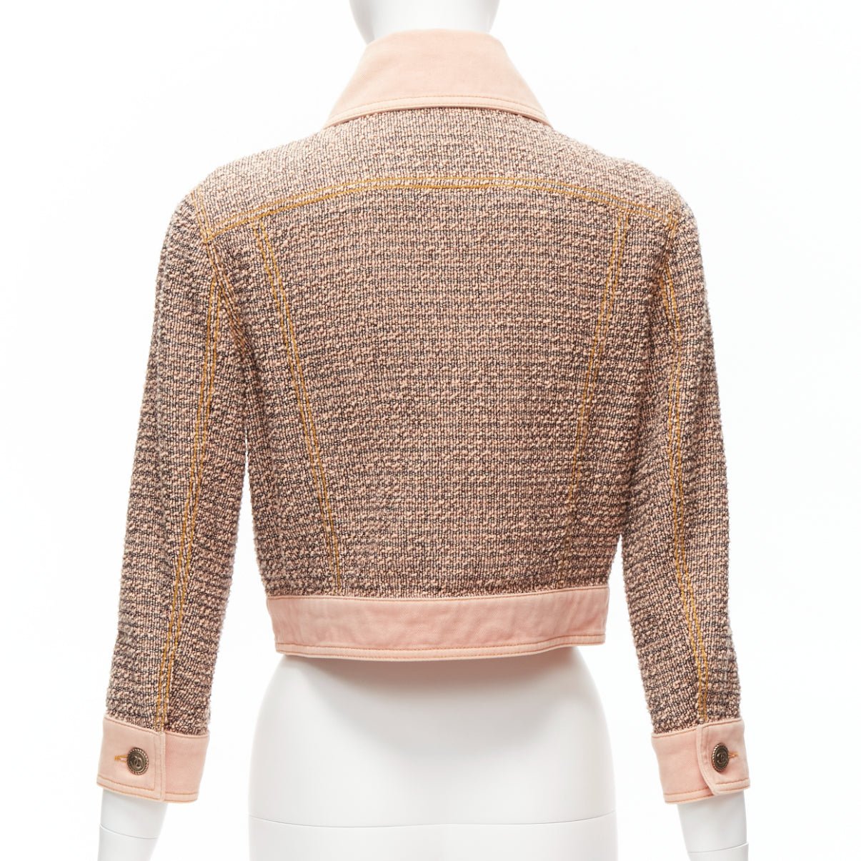 Chanel Pink Tweed Jacket - Detail 1