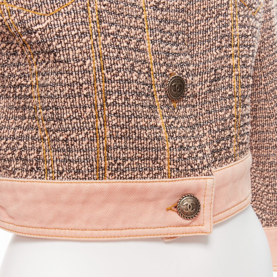 Chanel Pink Tweed Jacket - Image 10