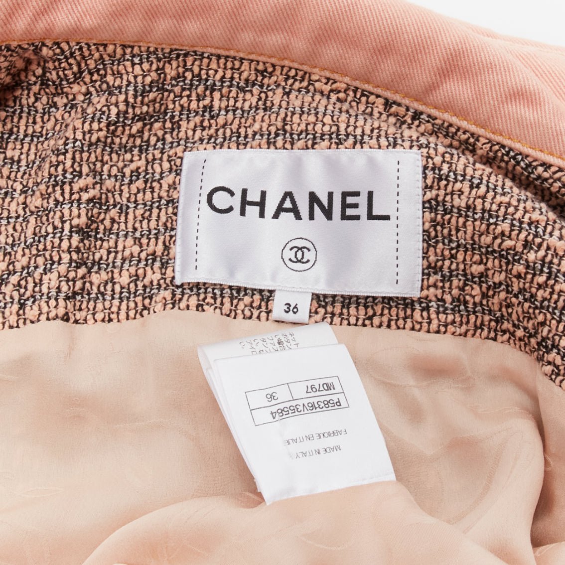 Chanel Pink Tweed Jacket - Image 11