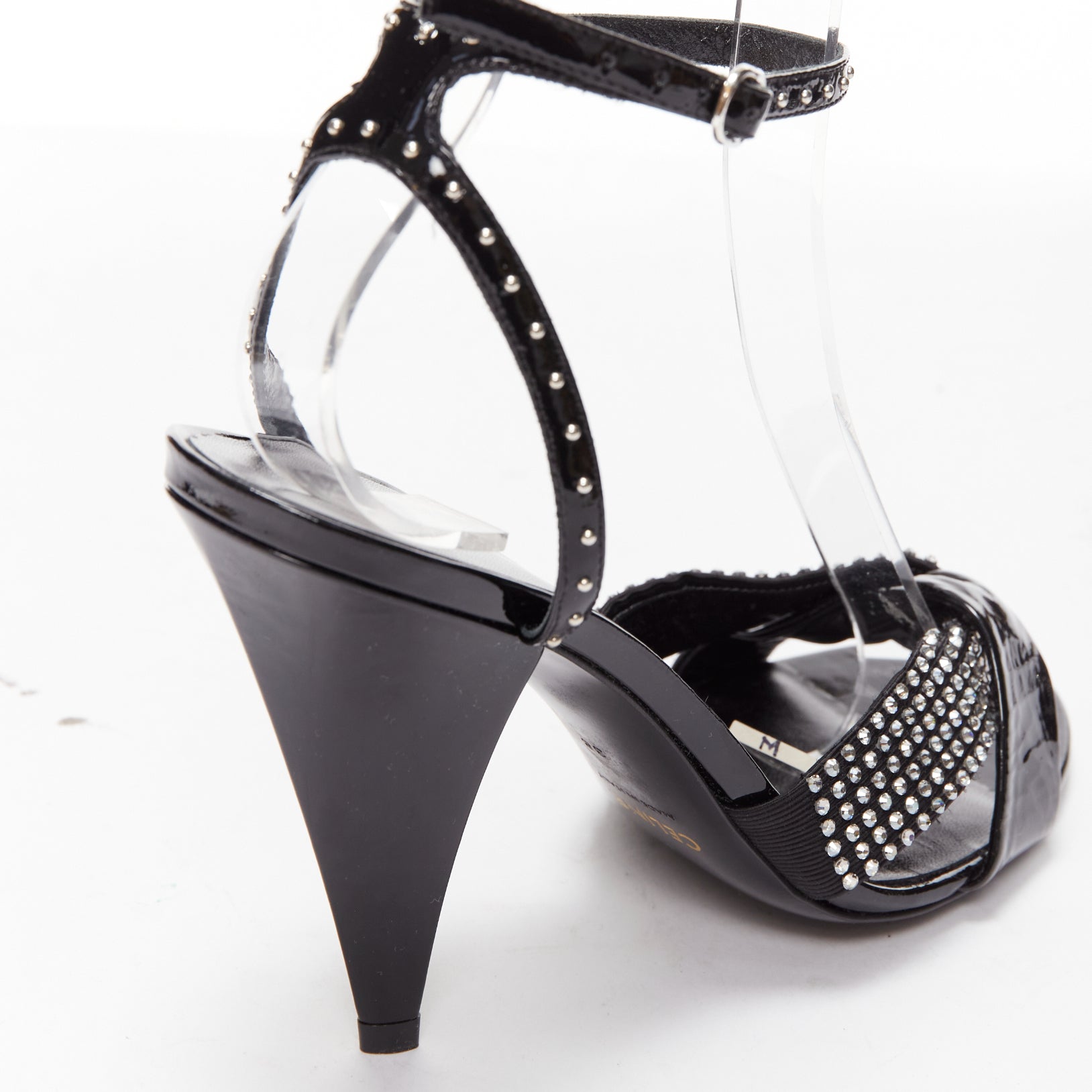 Celine Crystal Sandal Heels - Image 10