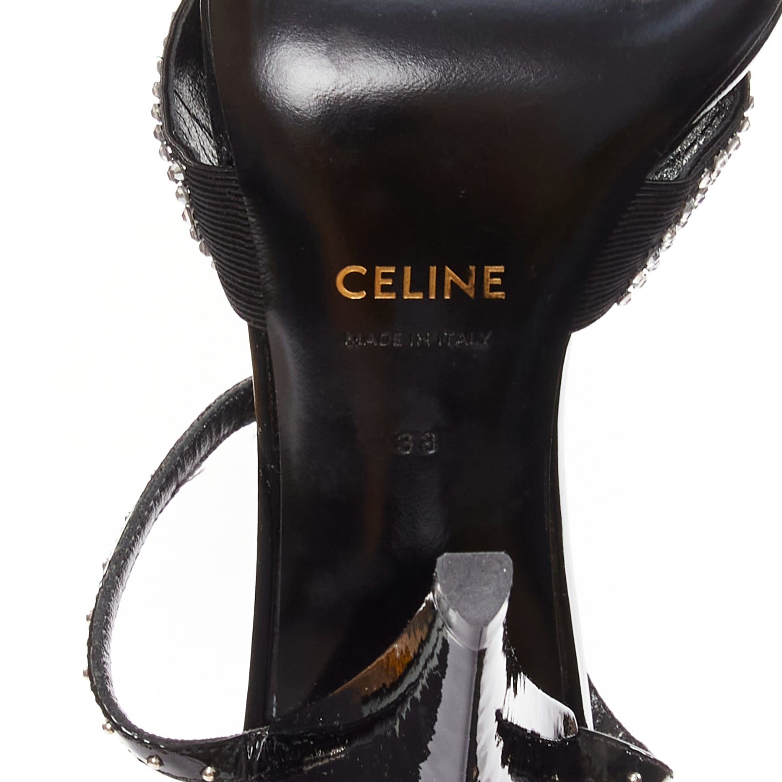 Celine Crystal Sandal Heels - Image 12