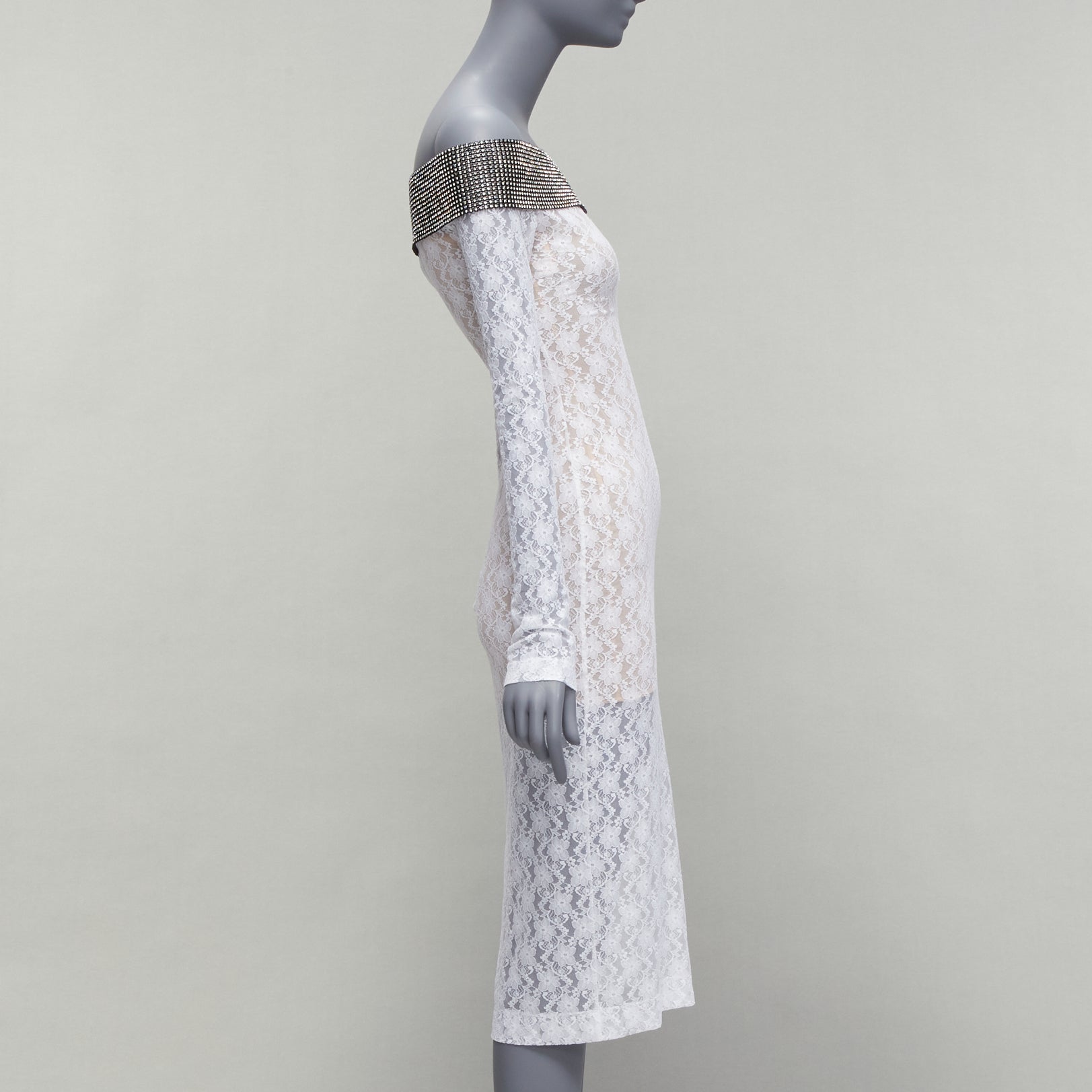 Christopher Kane Crystal Lace Dress - 4