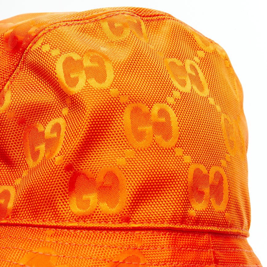 Gucci Orange GG Bucket Hat - Back view