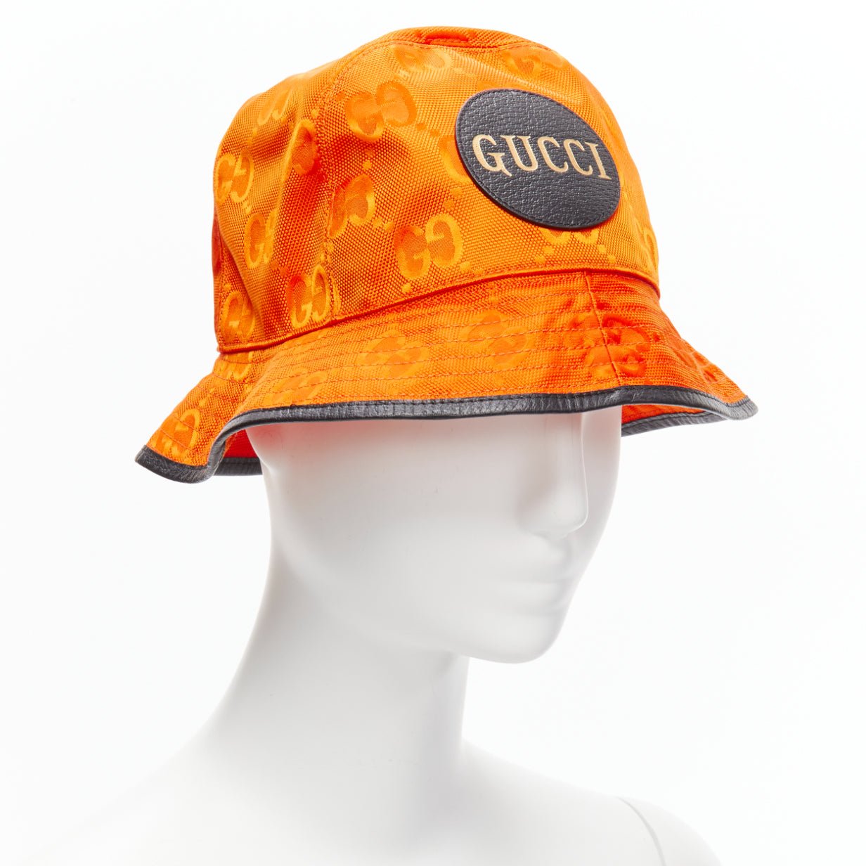Gucci Orange GG Bucket Hat - Image 6
