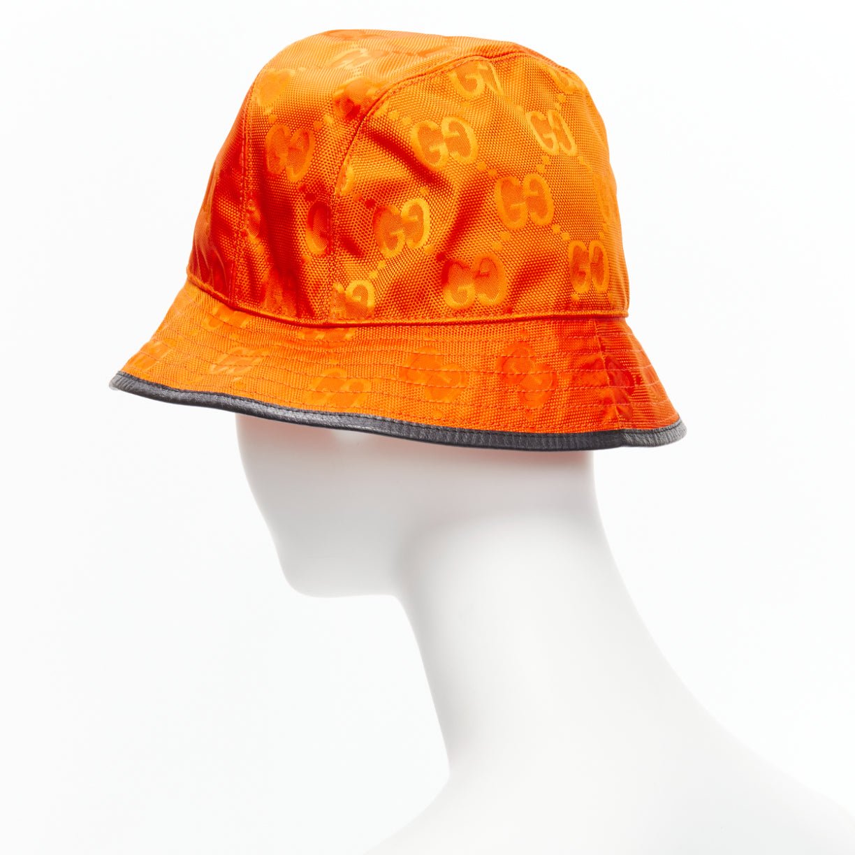 Gucci Orange GG Bucket Hat - Detail 1
