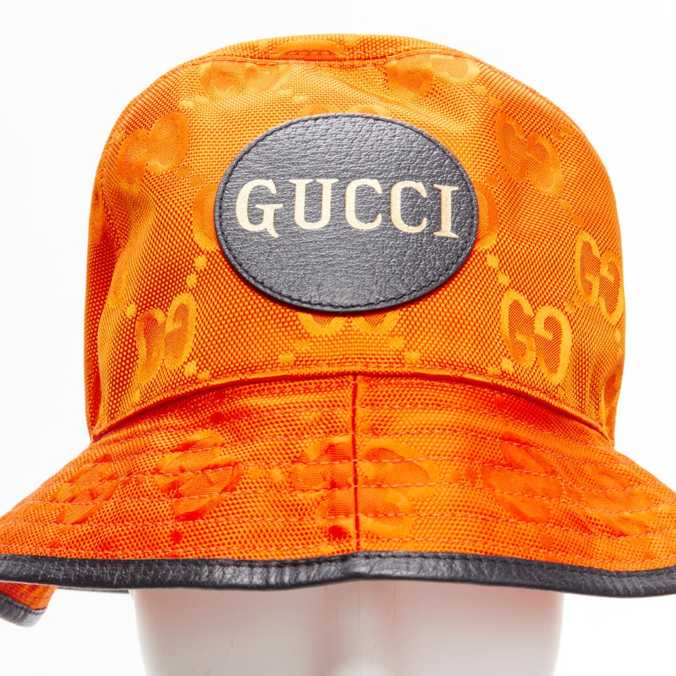 Gucci Orange GG Bucket Hat - Detail 2