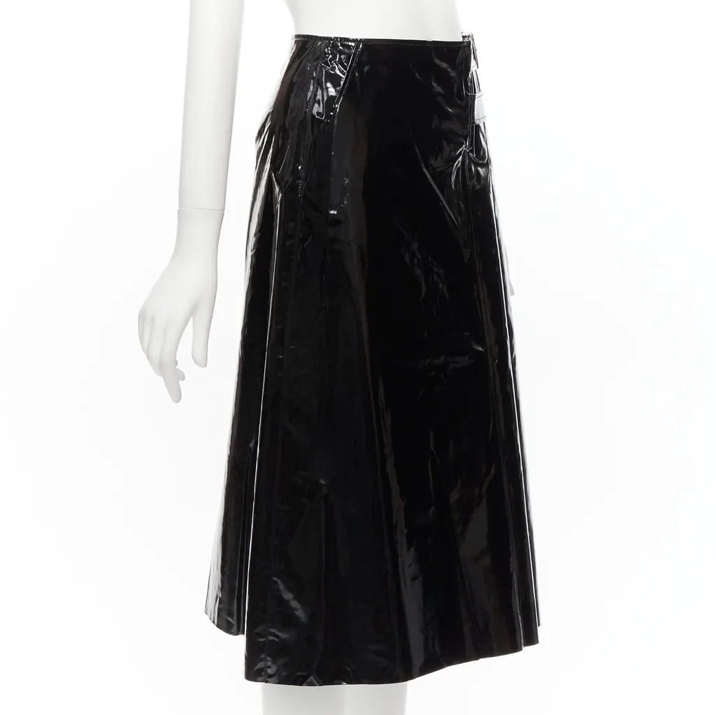 Gucci Punk Kilt Skirt Black Cotton Very good - Inside View