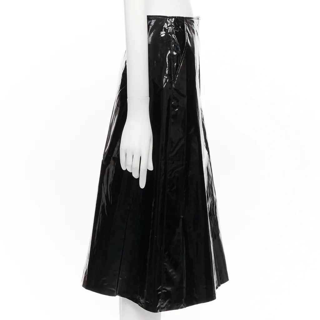 Gucci Punk Kilt Skirt Black Cotton Very good - Model View