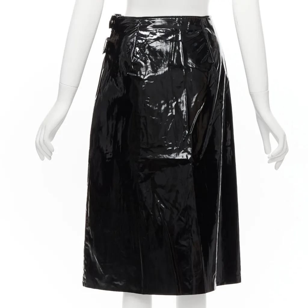 Gucci Punk Kilt Skirt Black Cotton Very good - Box View