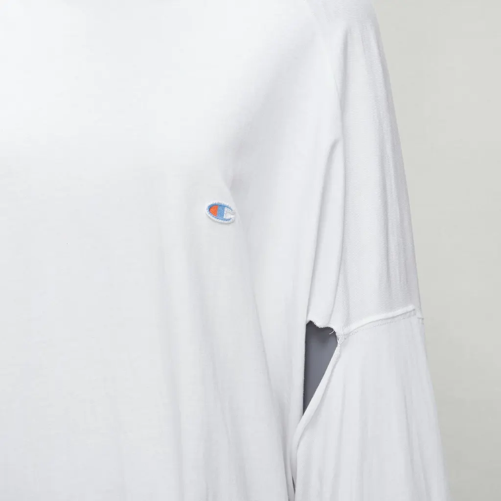 Vetements Logo Tape Sweatshirt White Cotton Good - Back View