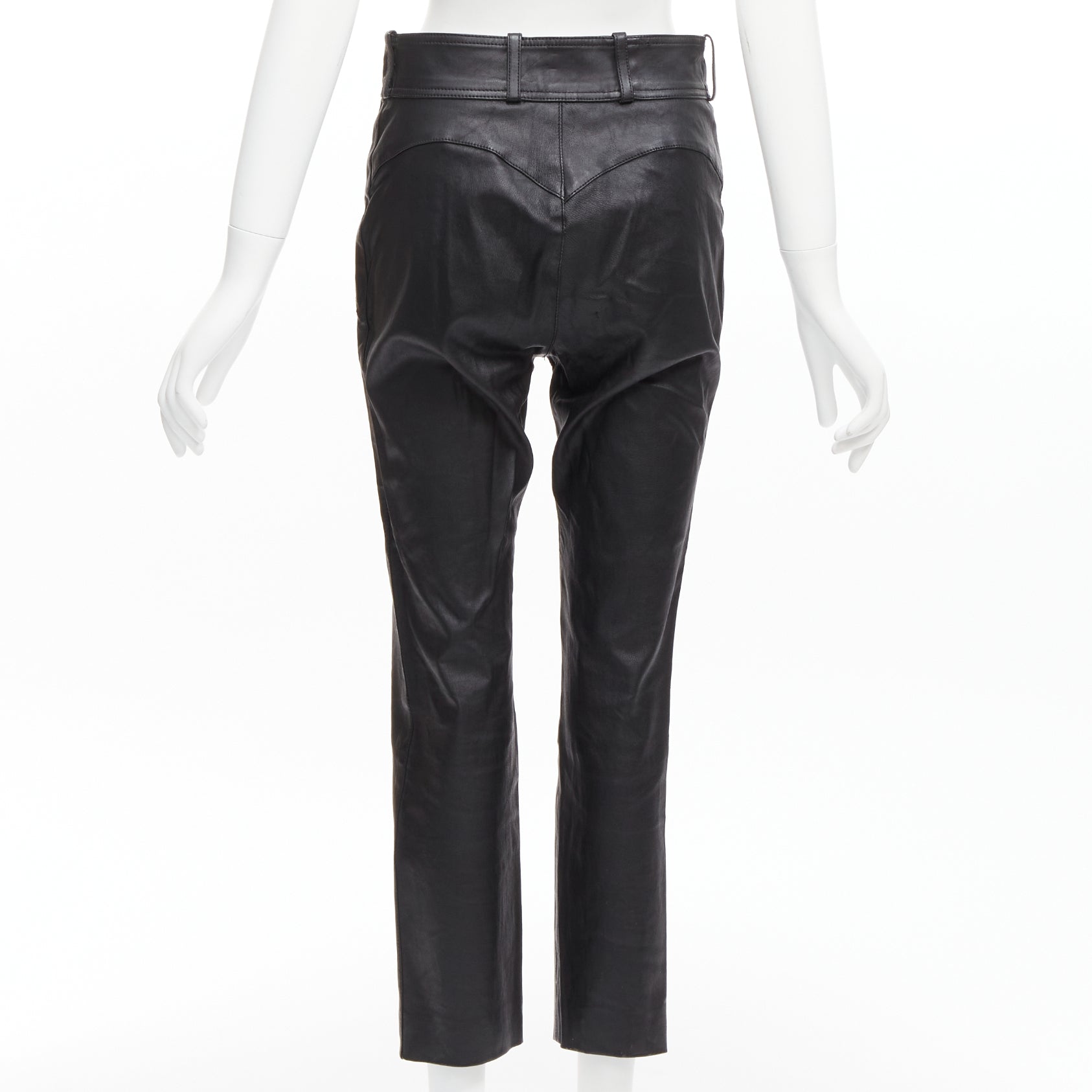 Balenciaga Moto Leather Pants - Side view