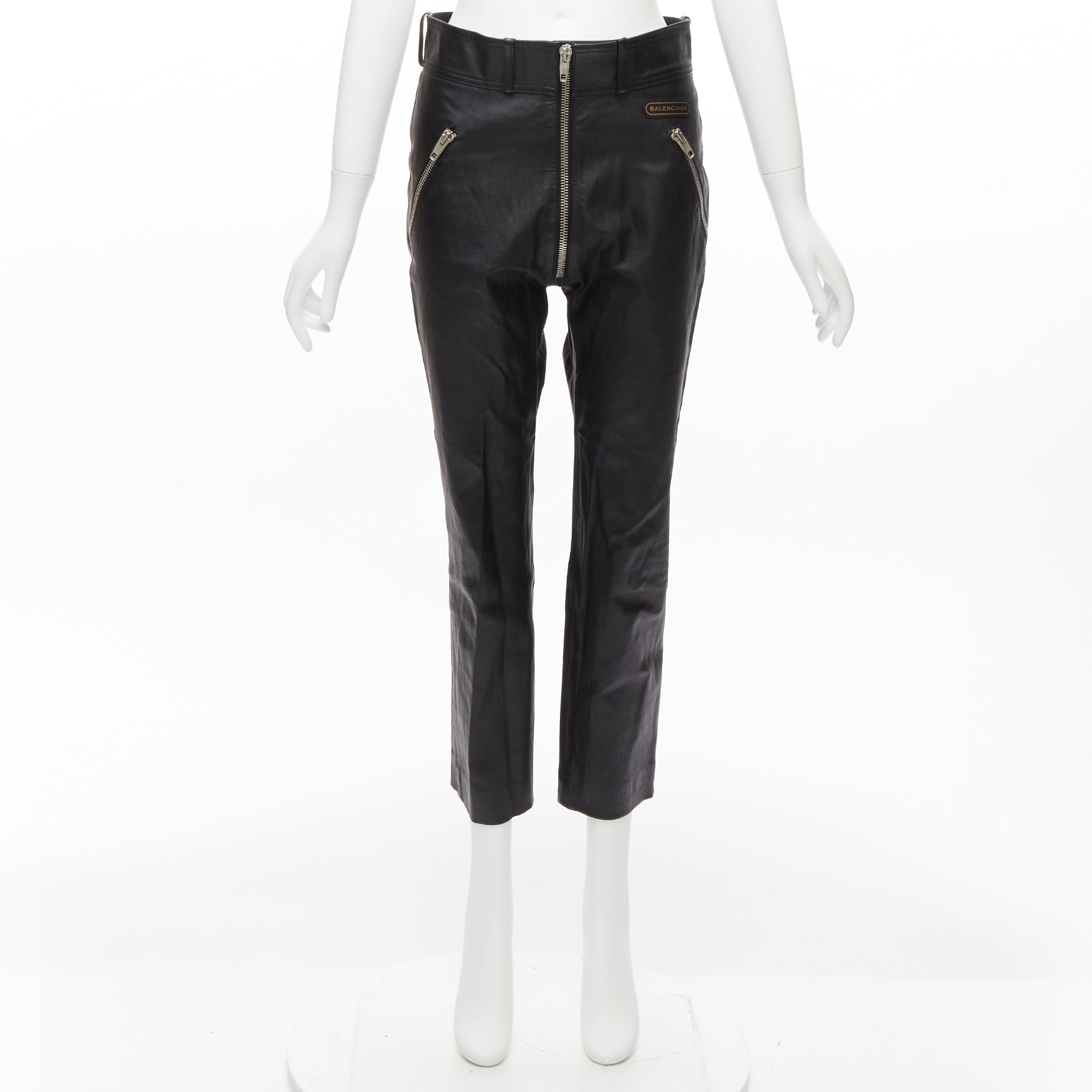 Balenciaga Moto Leather Pants - Image 11
