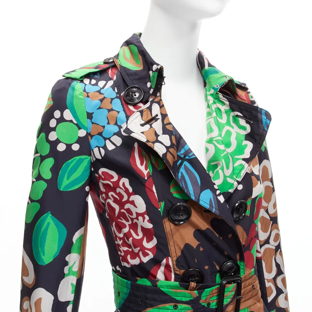 Burberry Other MultiColor Silk Never worn - Back View