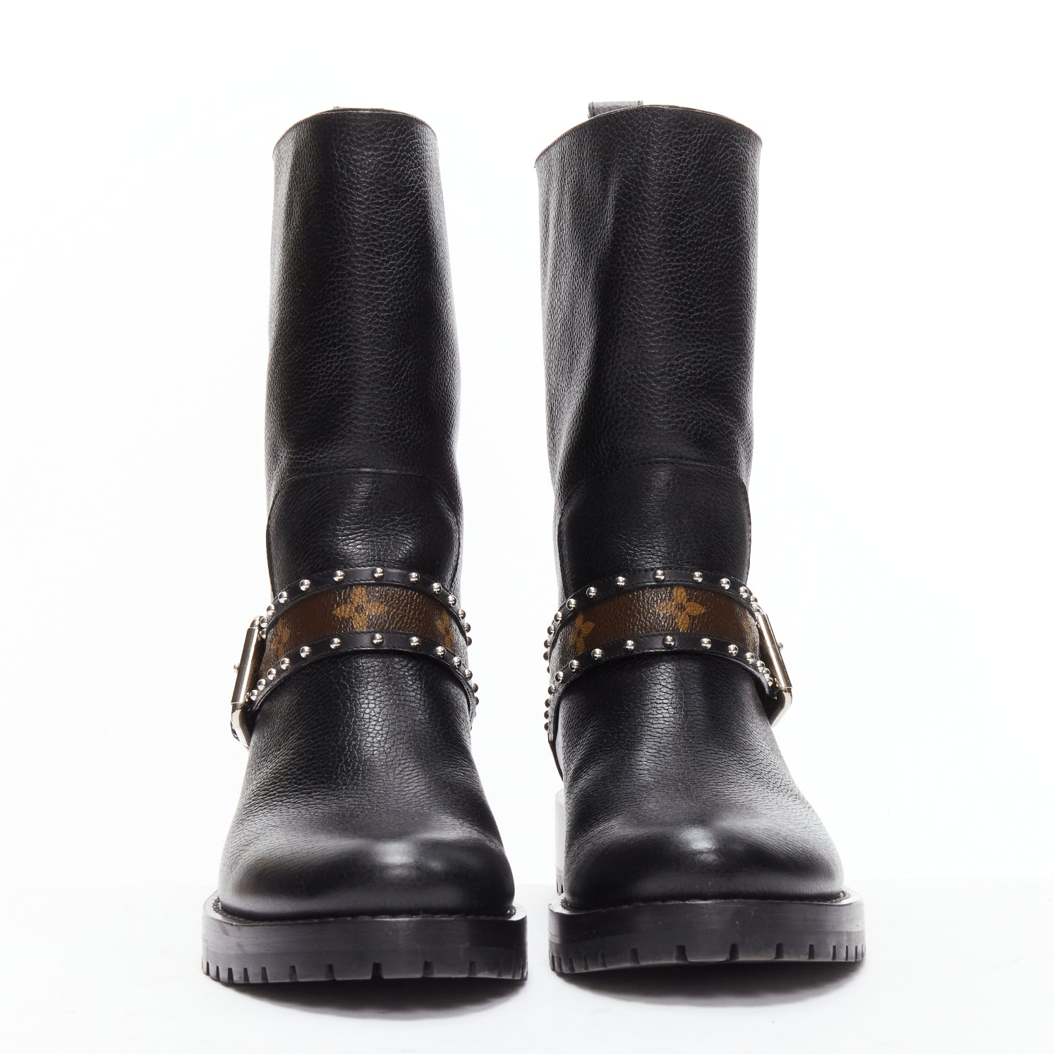 Louis Vuitton Pearl Cone Heel Boots - Image 6