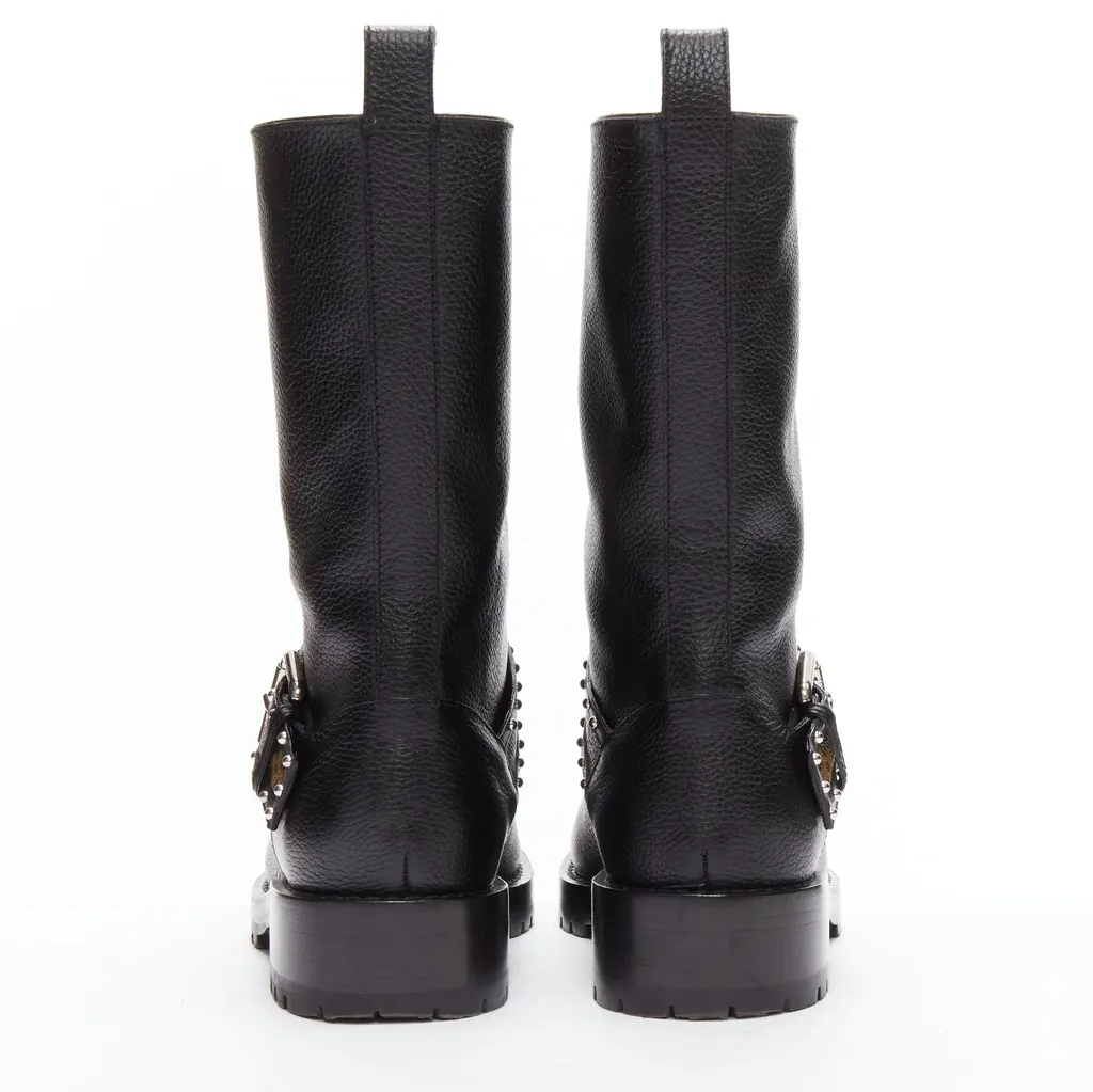 Louis Vuitton Pearl Cone Heel Boots Black Leather Very good - Box View