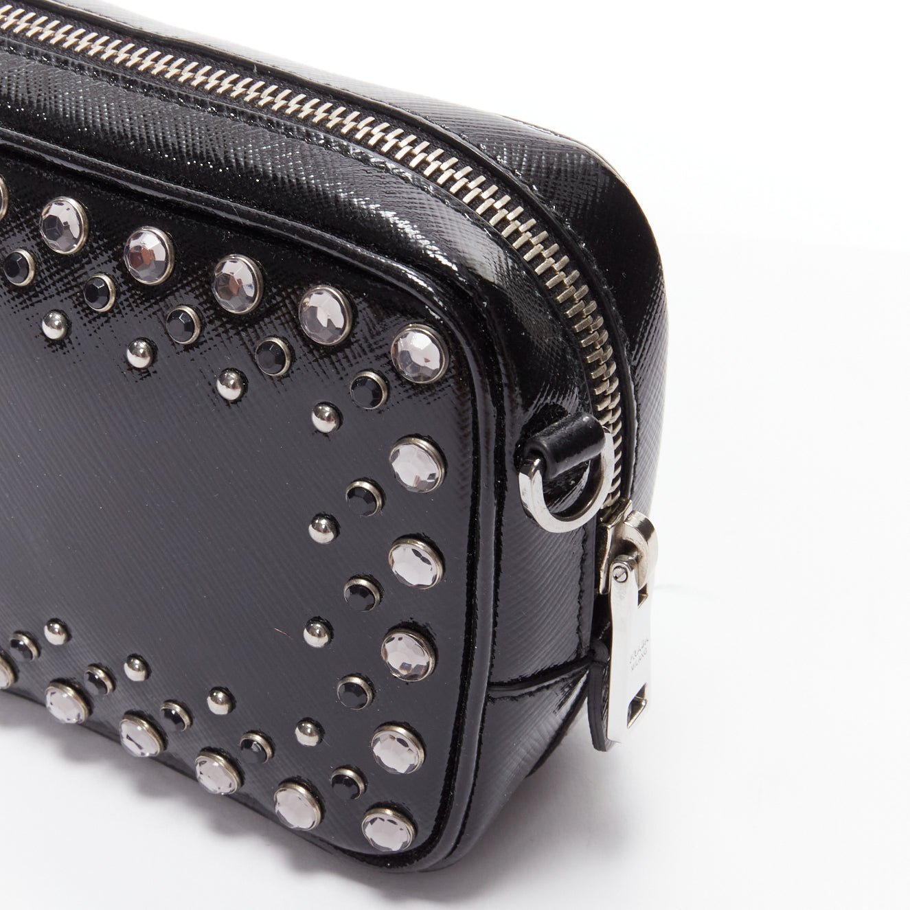 Prada Crystal Saffiano Bag - Image 10