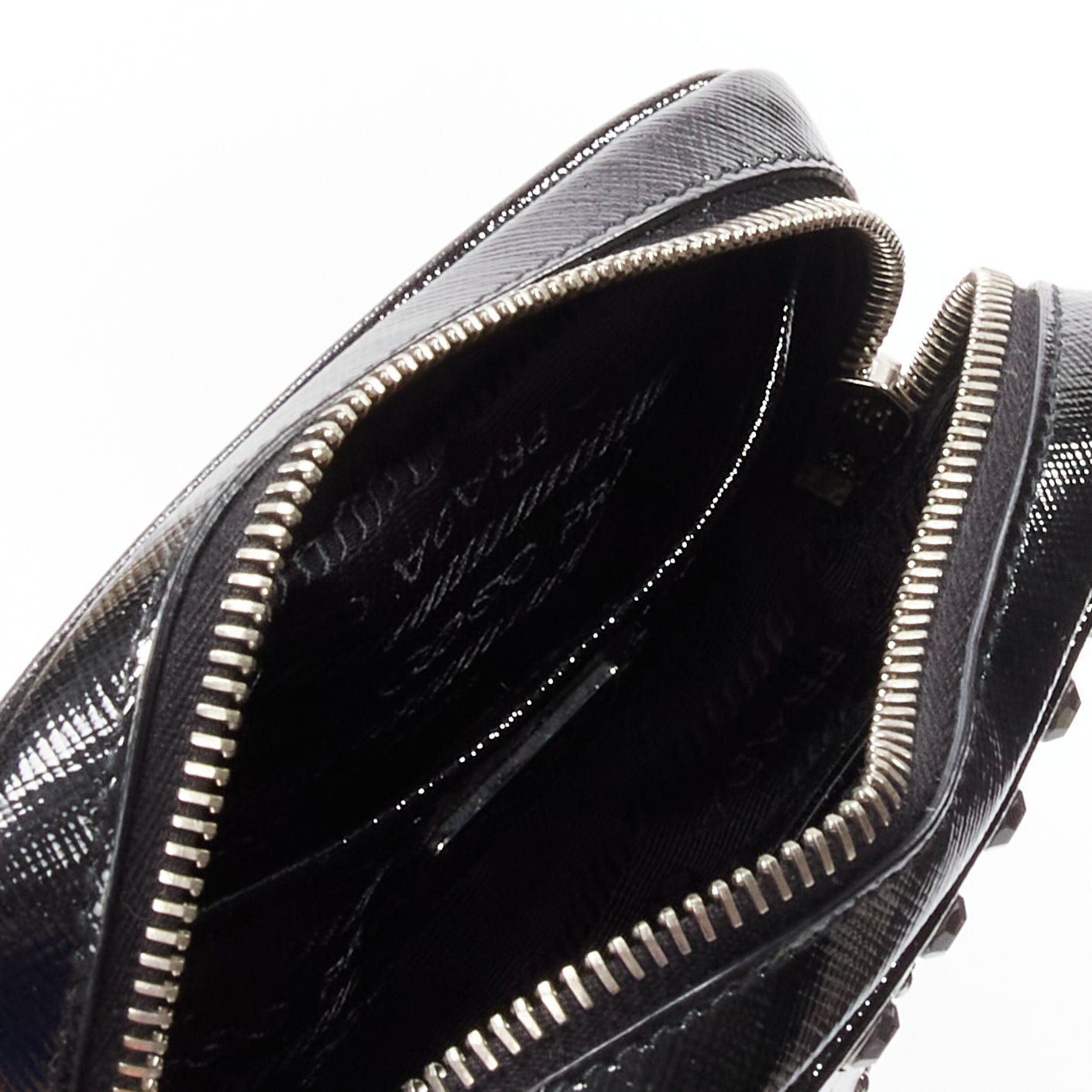 Prada Crystal Saffiano Bag - Image 11