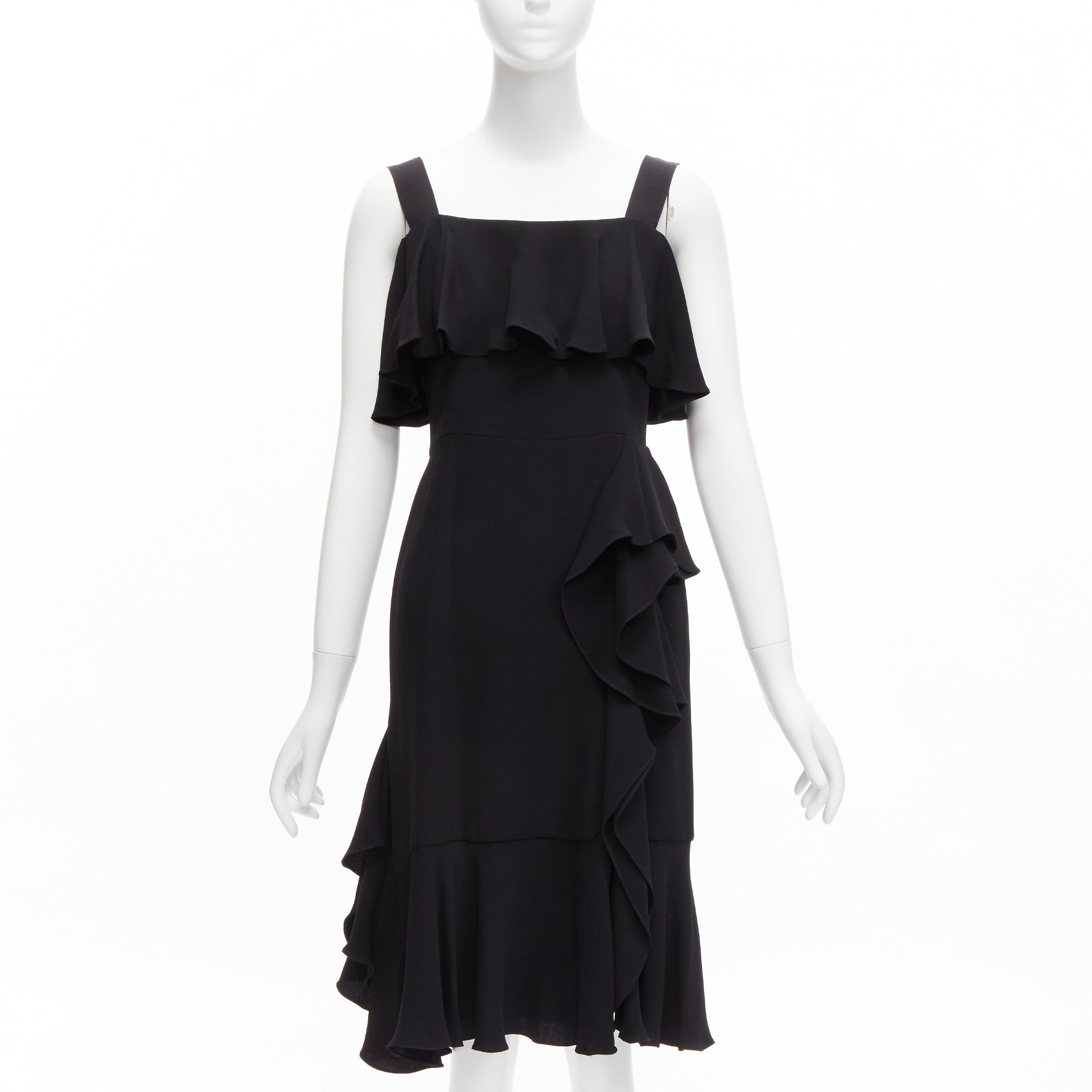 Alexander Mcqueen Flutter Cocktail Dress