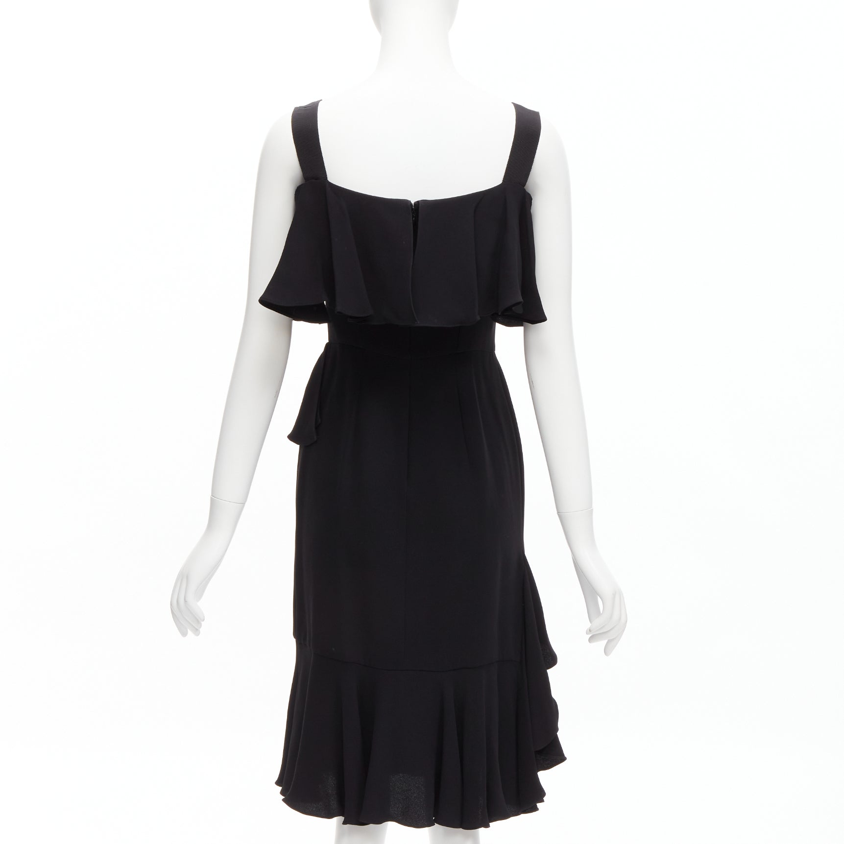 Alexander Mcqueen Flutter Cocktail Dress - Side view