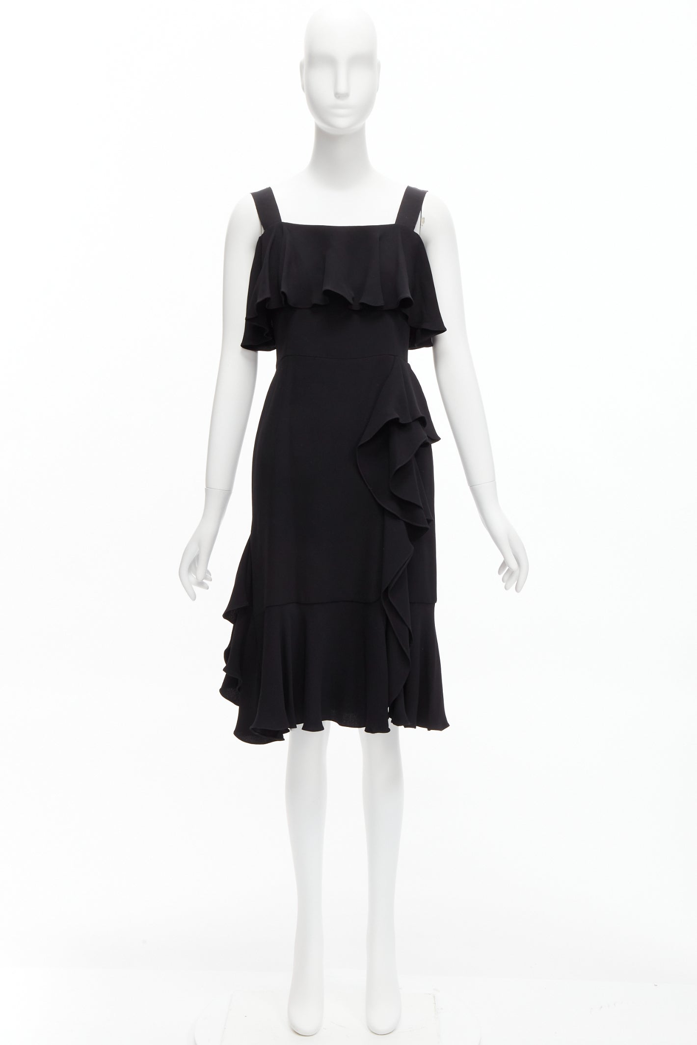 Alexander Mcqueen Flutter Cocktail Dress - Image 12