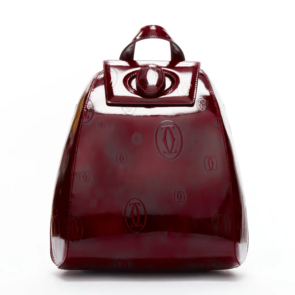 Cartier Happy Birthday Red Leather Very good - Front View