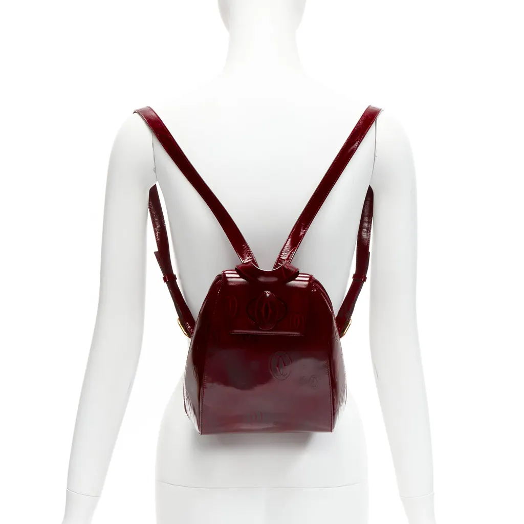 Cartier Happy Birthday Red Leather Very good - Back View