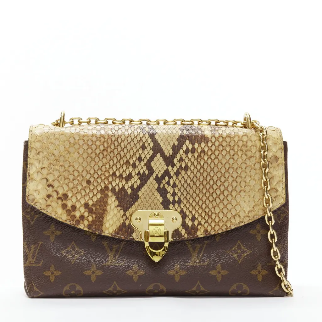 Louis Vuitton Saint Placide Brown Canvas Very good - Front View