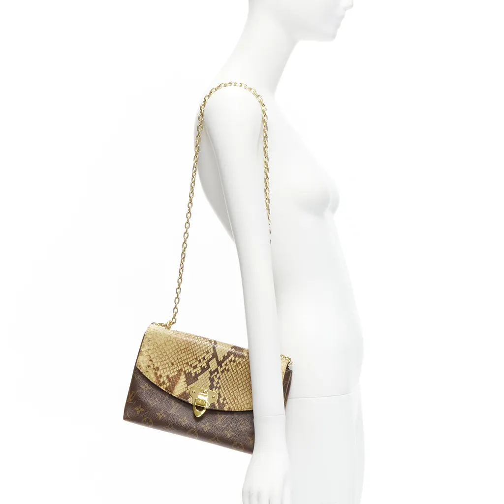 Louis Vuitton Saint Placide Brown Canvas Very good - Back View