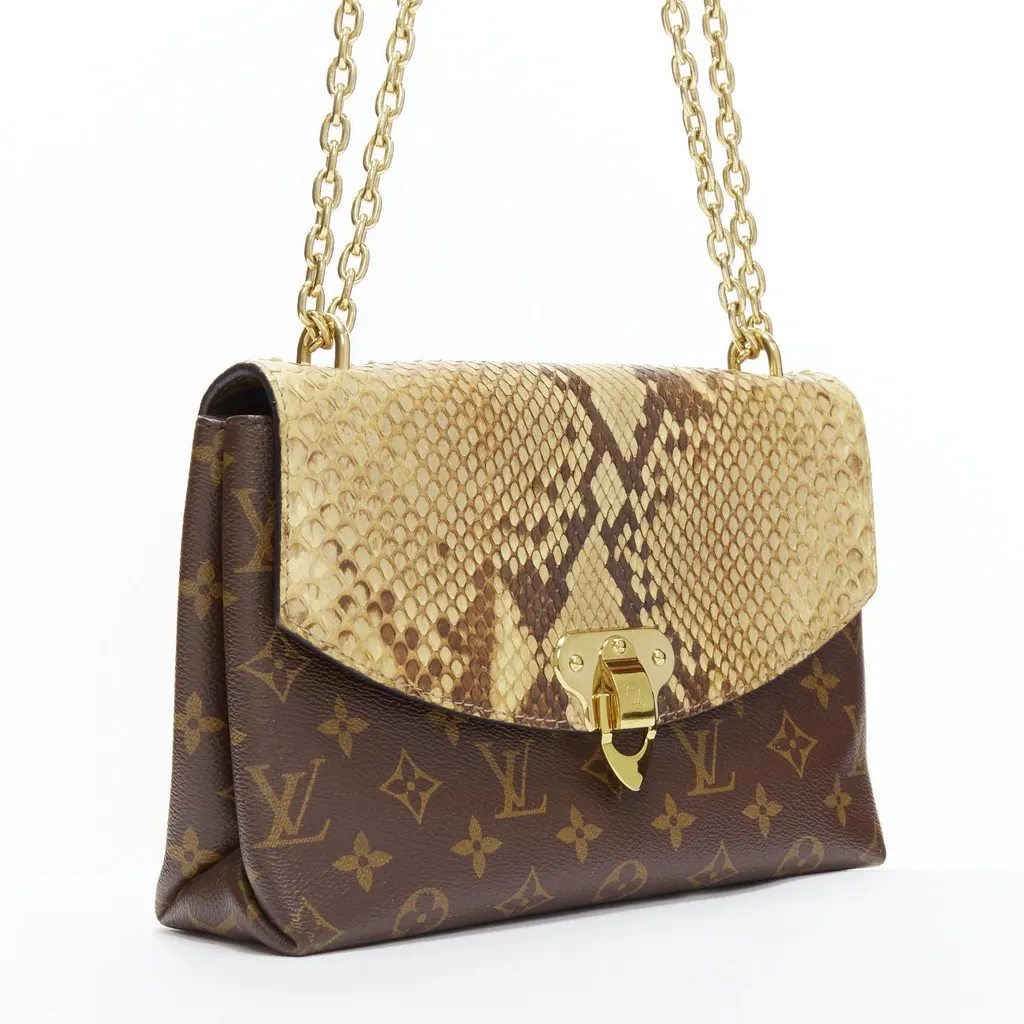 Louis Vuitton Saint Placide Brown Canvas Very good - Inside View