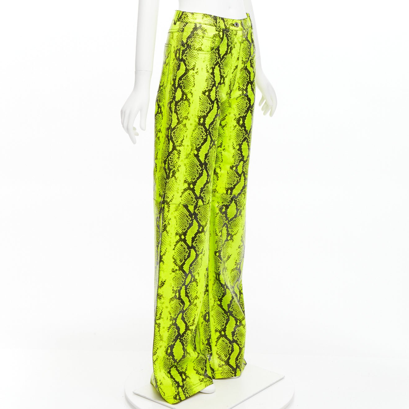 Off-white Neon Leather Pants - Image 6