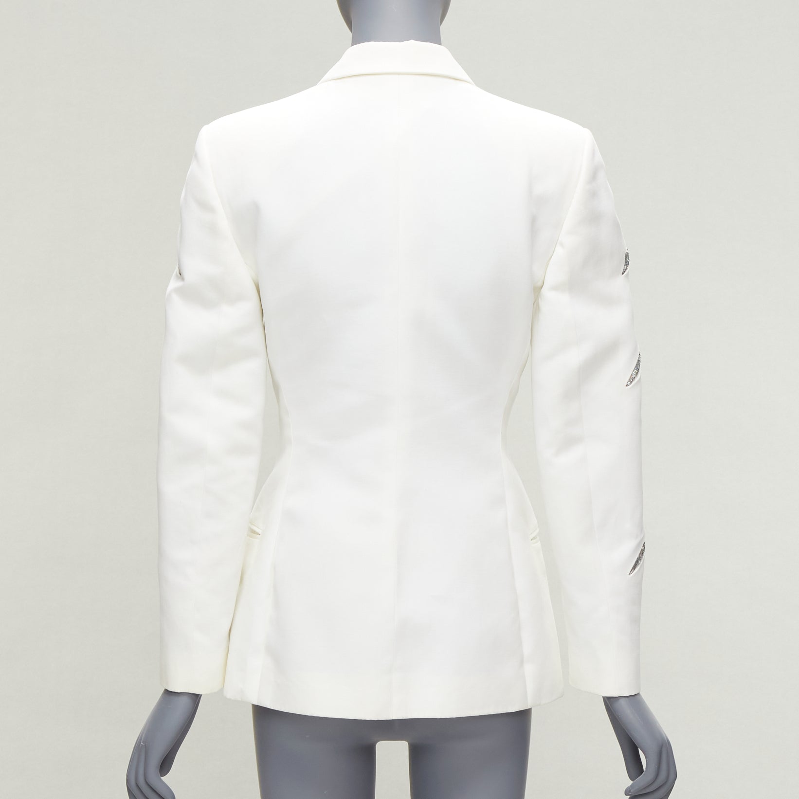 Gianni Versace White Sequins Blazer - Detail 1