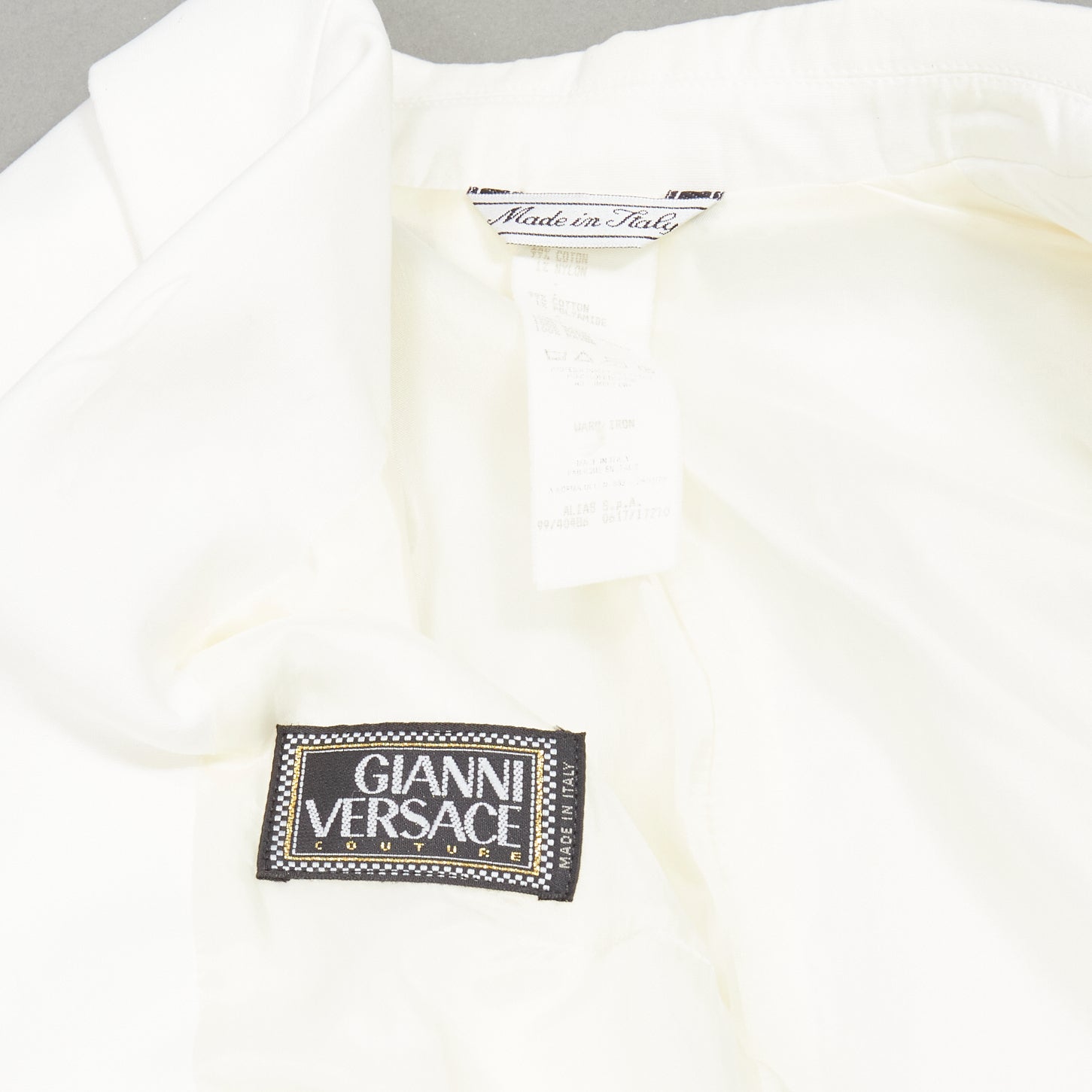Gianni Versace White Sequins Blazer - Image 12