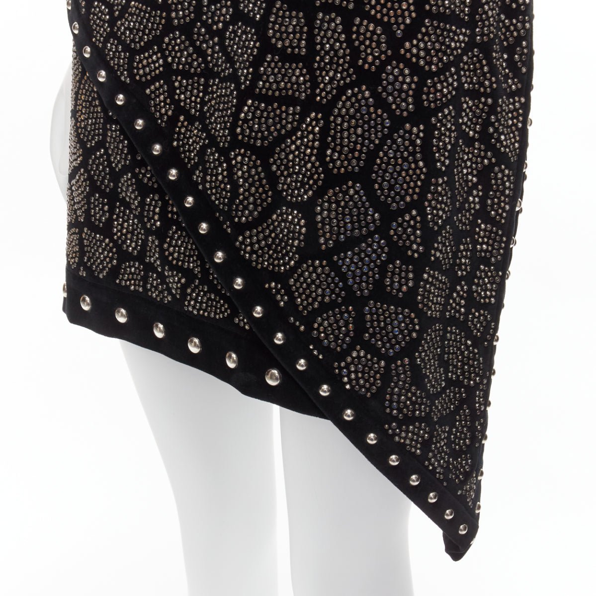 Balmain Studded Velvet Dress - Detail 2