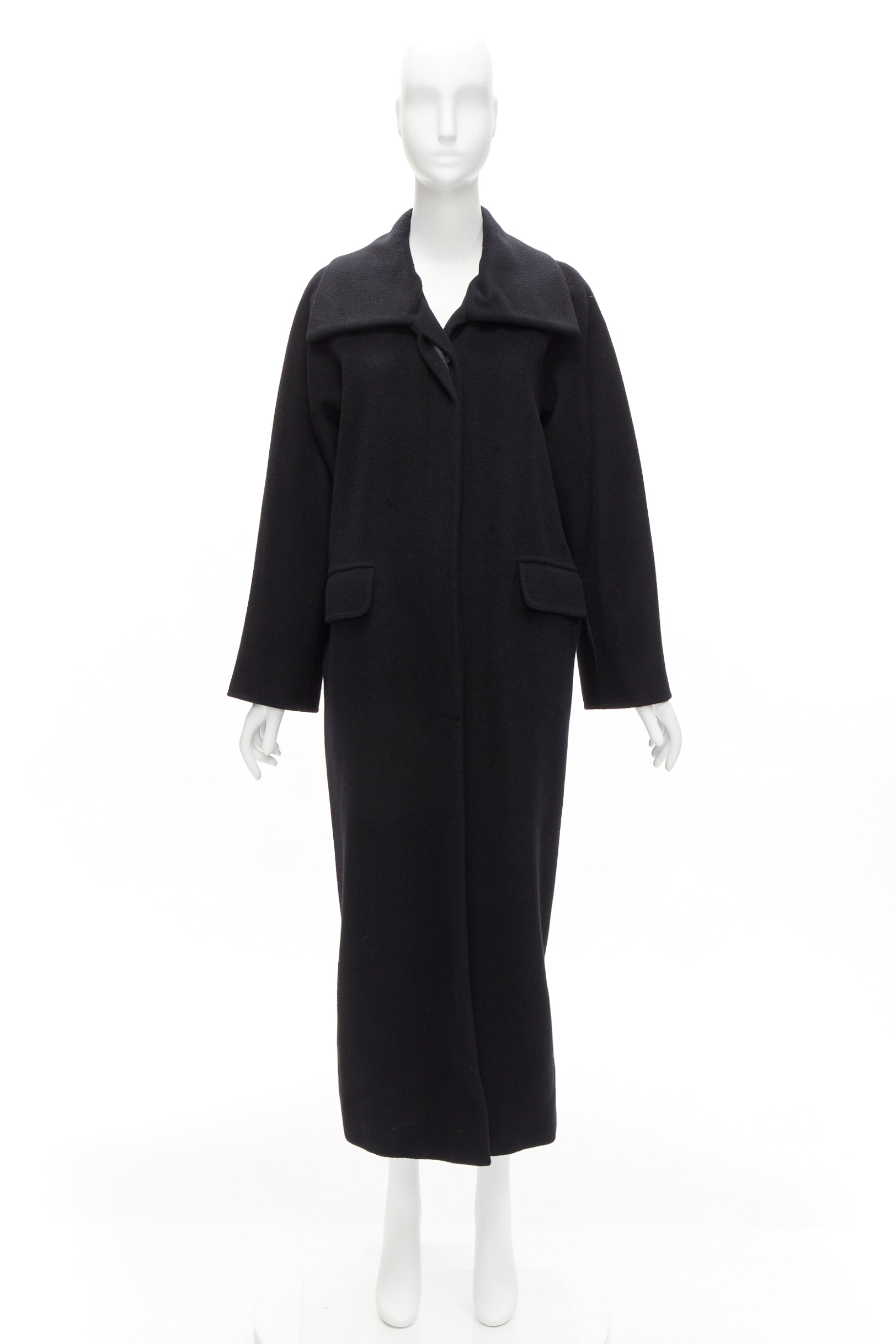 Max Mara Black Wool Coat - Image 12