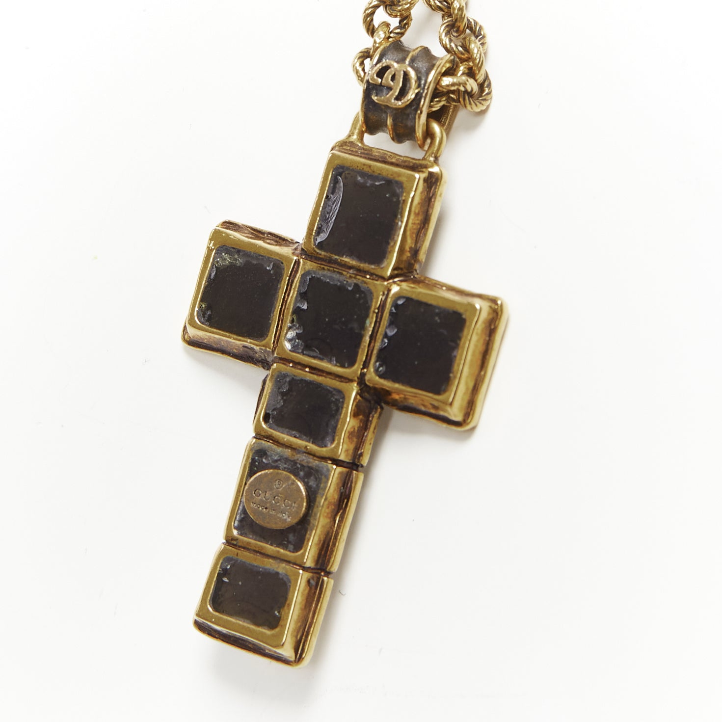 Gucci Cross Charm Necklace - Image 11