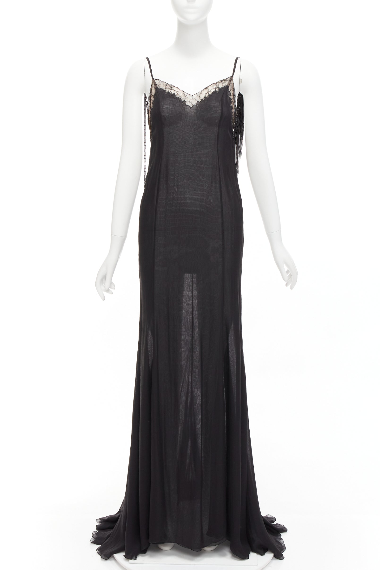 Gianni Versace Punk Chain Gown - Image 6