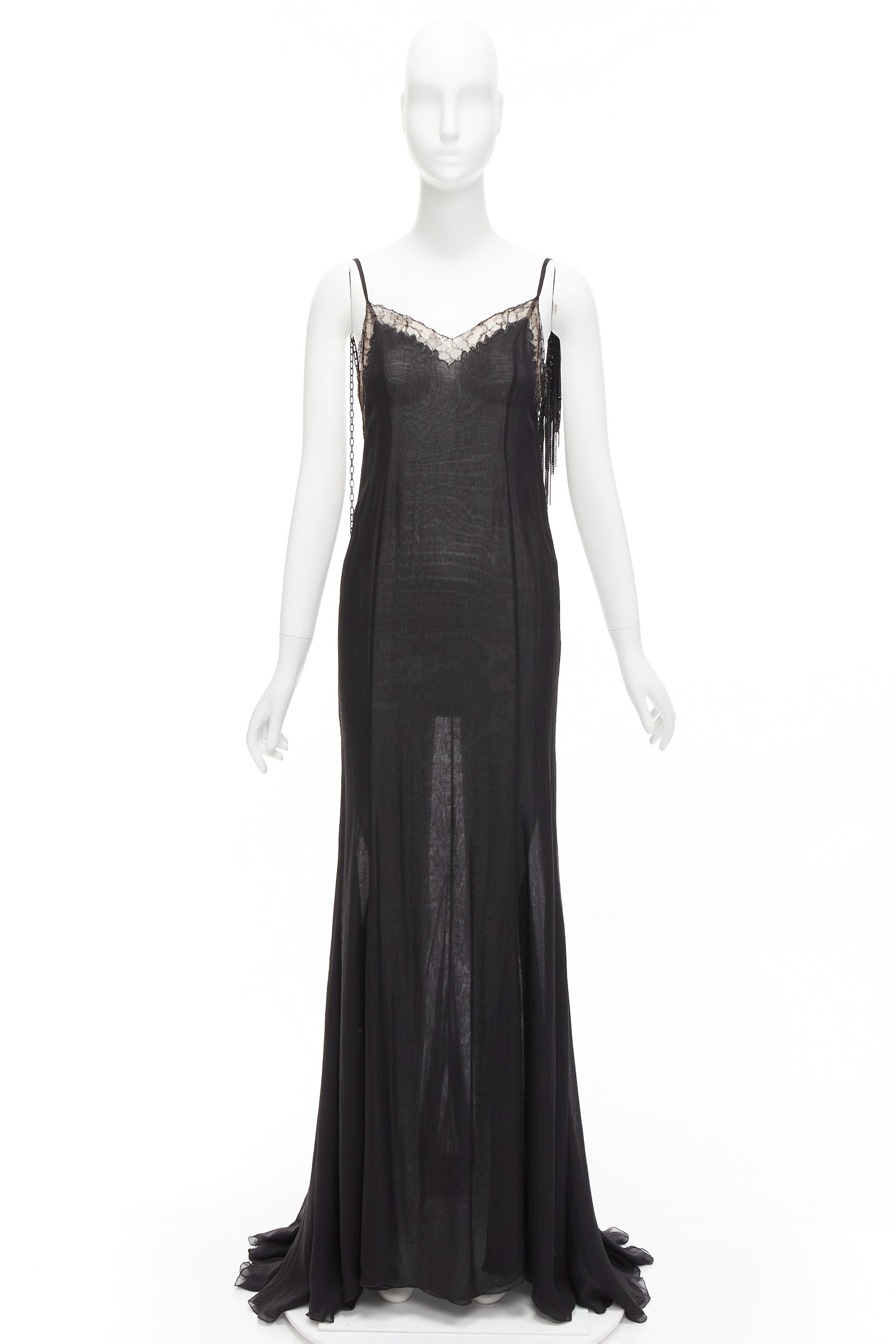 Gianni Versace Punk Chain Gown - Image 12