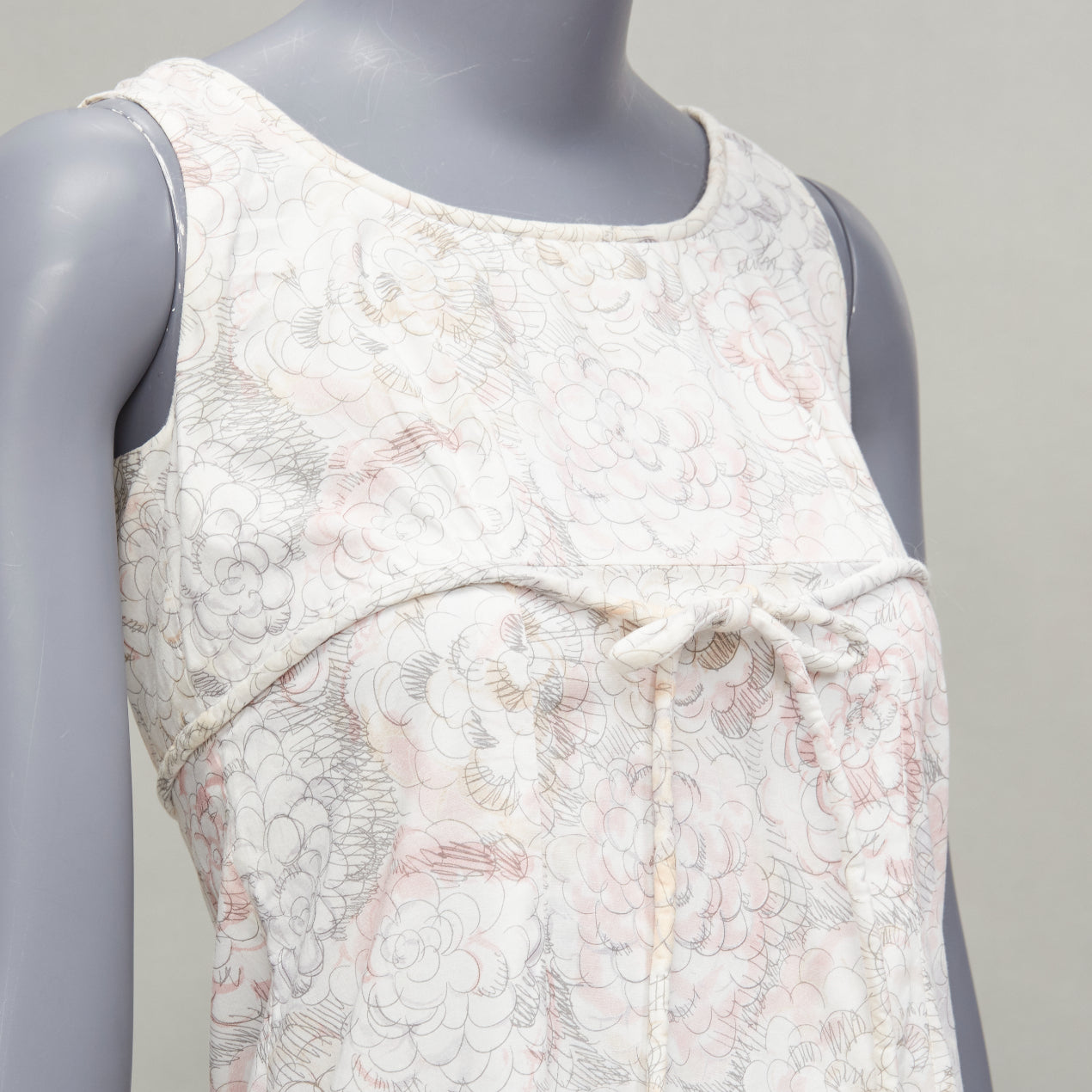 Chanel Camellia Bow Dress - Back view