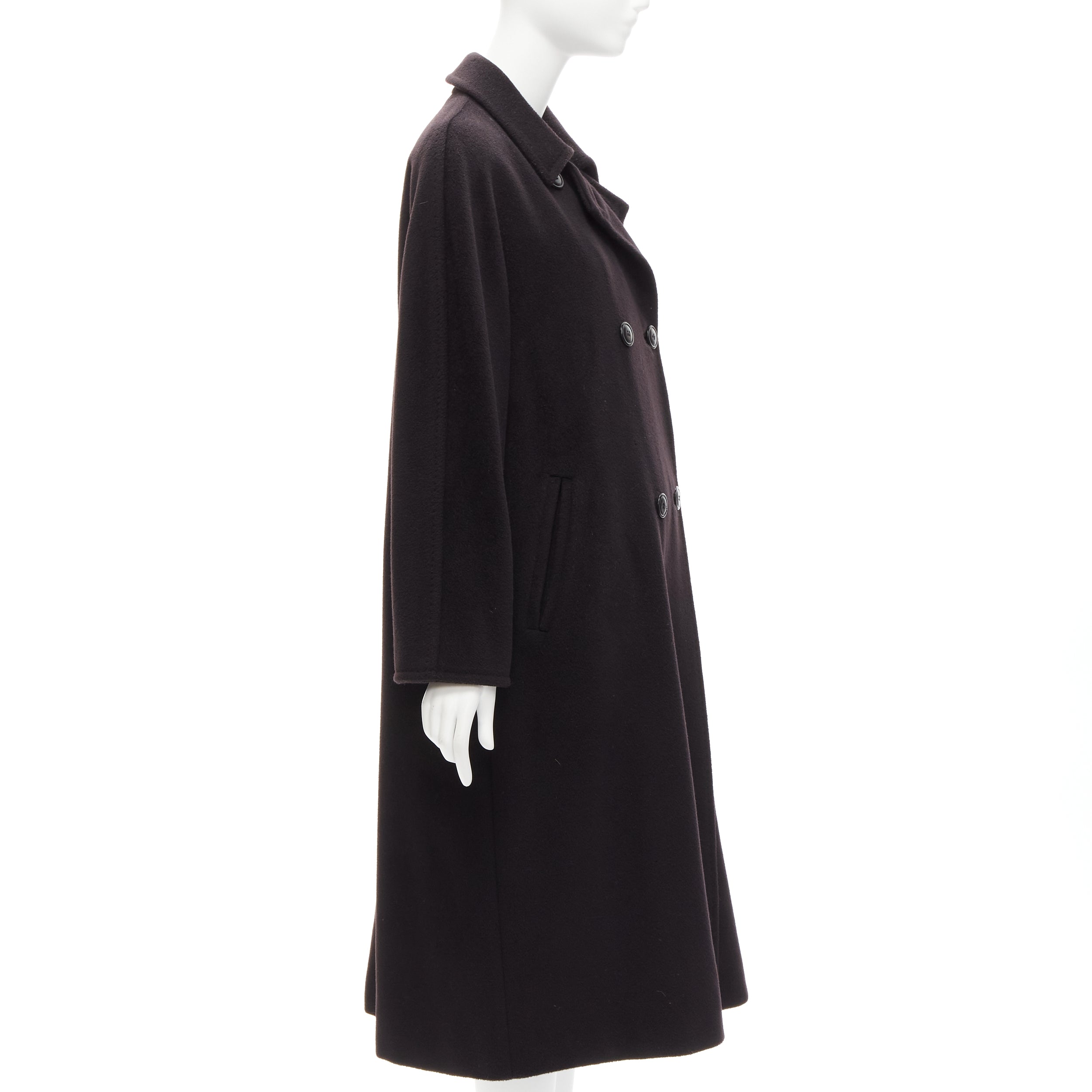 Max Mara Black Wool Coat - 4
