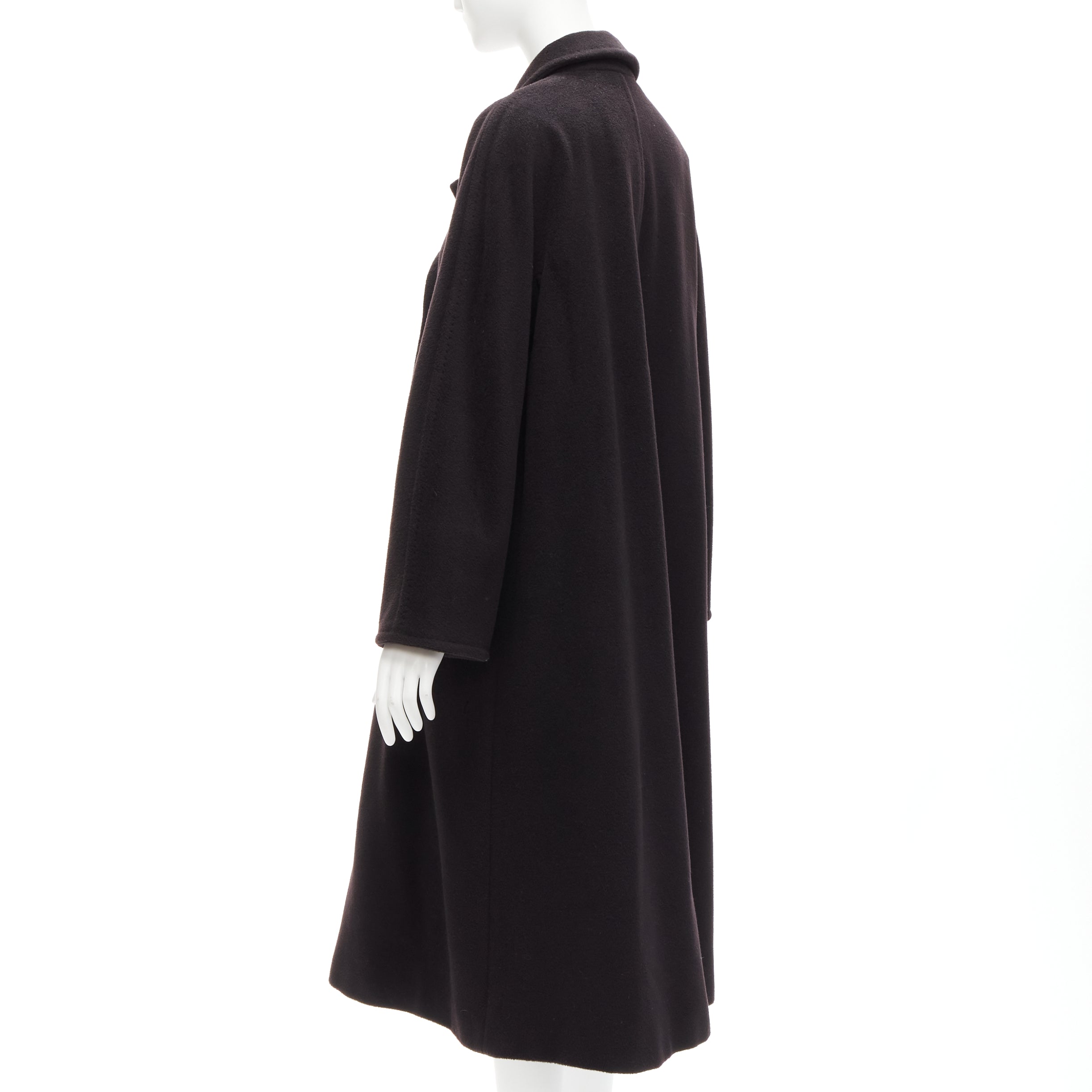 Max Mara Black Wool Coat - Detail 1