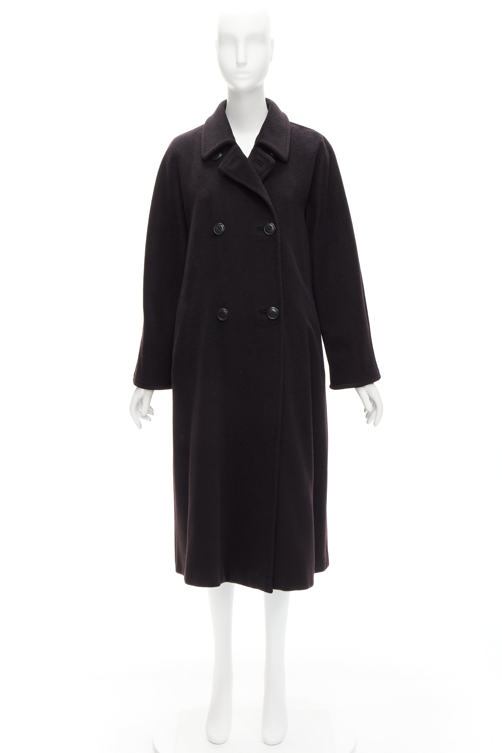 Max Mara Black Wool Coat - Image 11