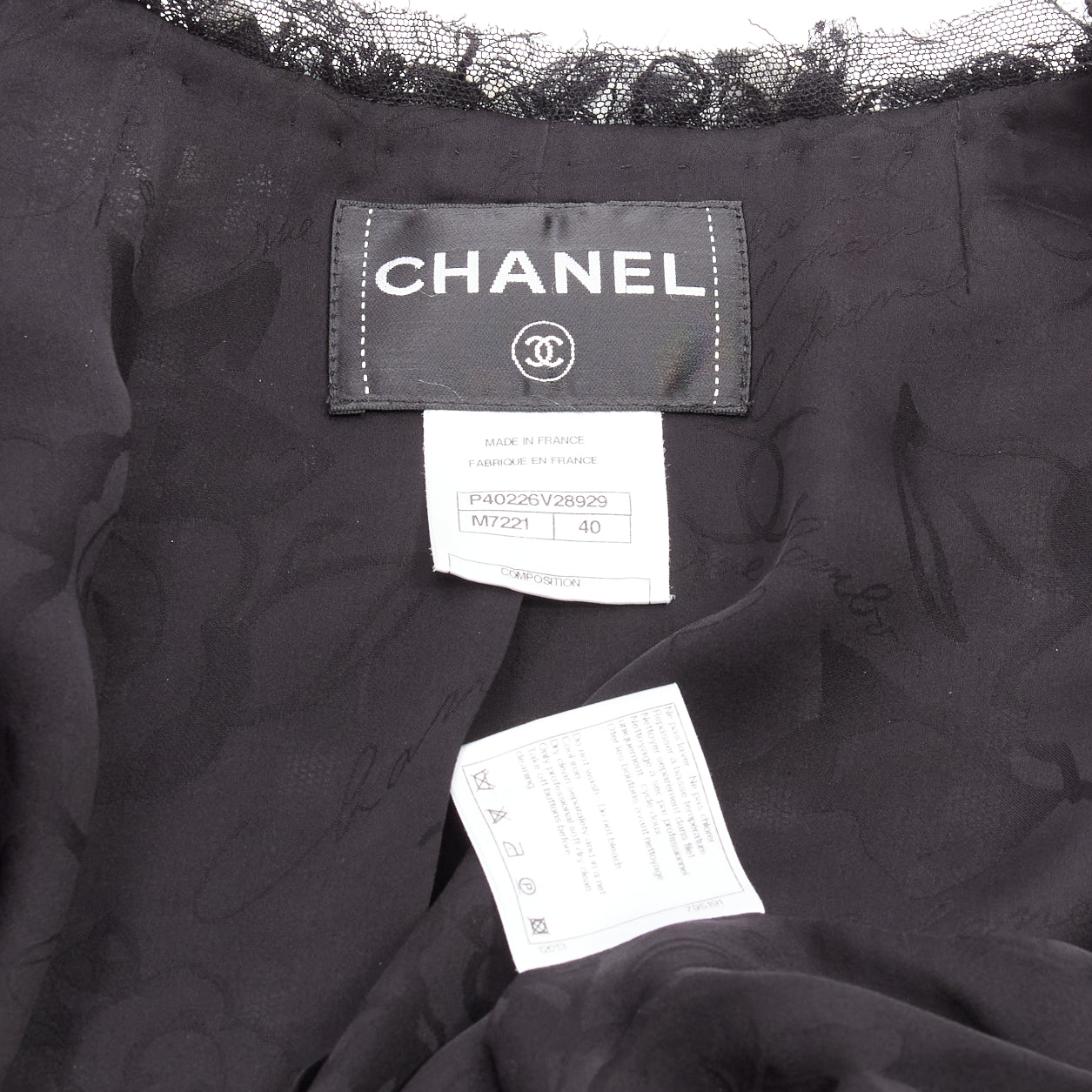 Chanel Frayed Check Jacket - Image 11