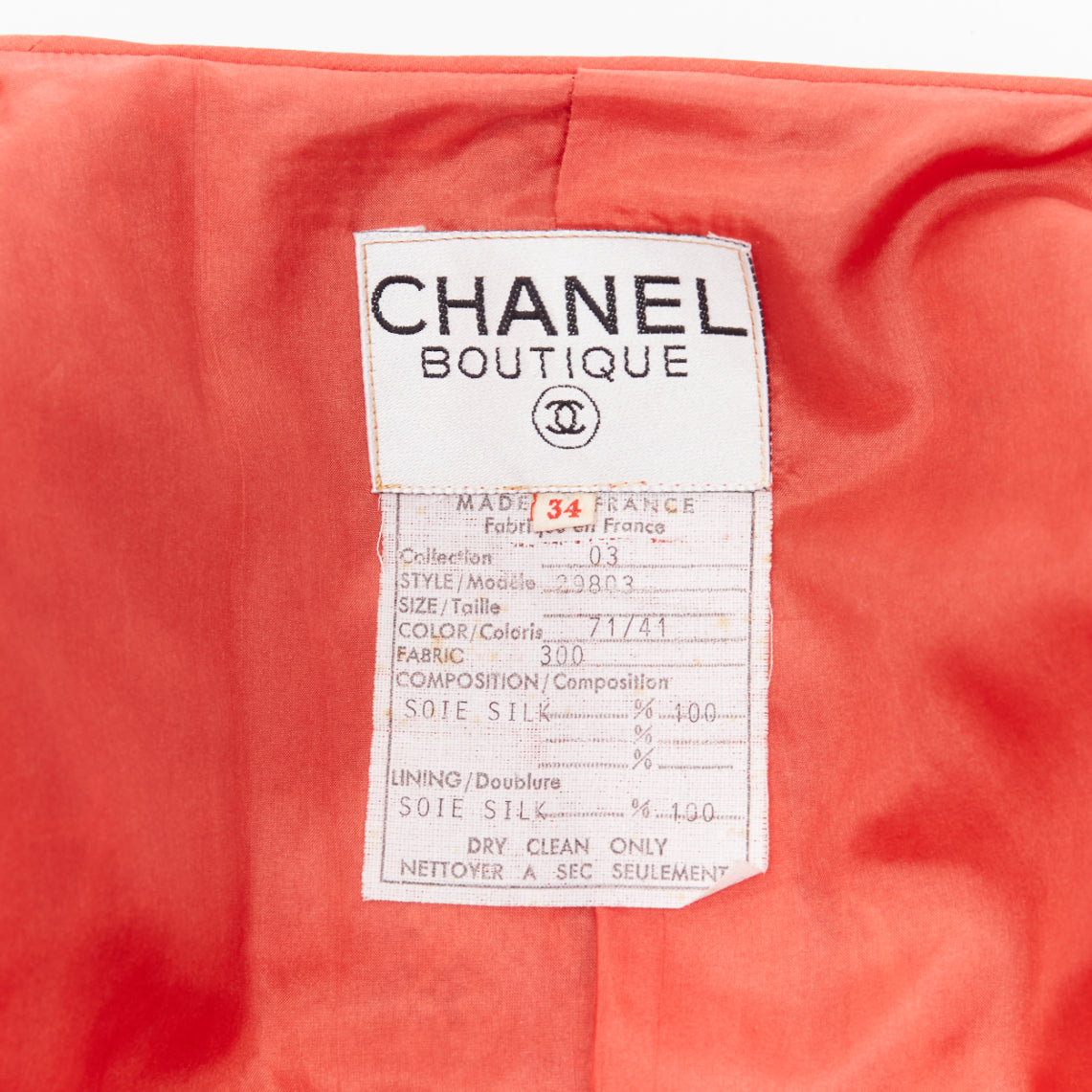 Chanel Red Double Breasted Blazer - Image 11