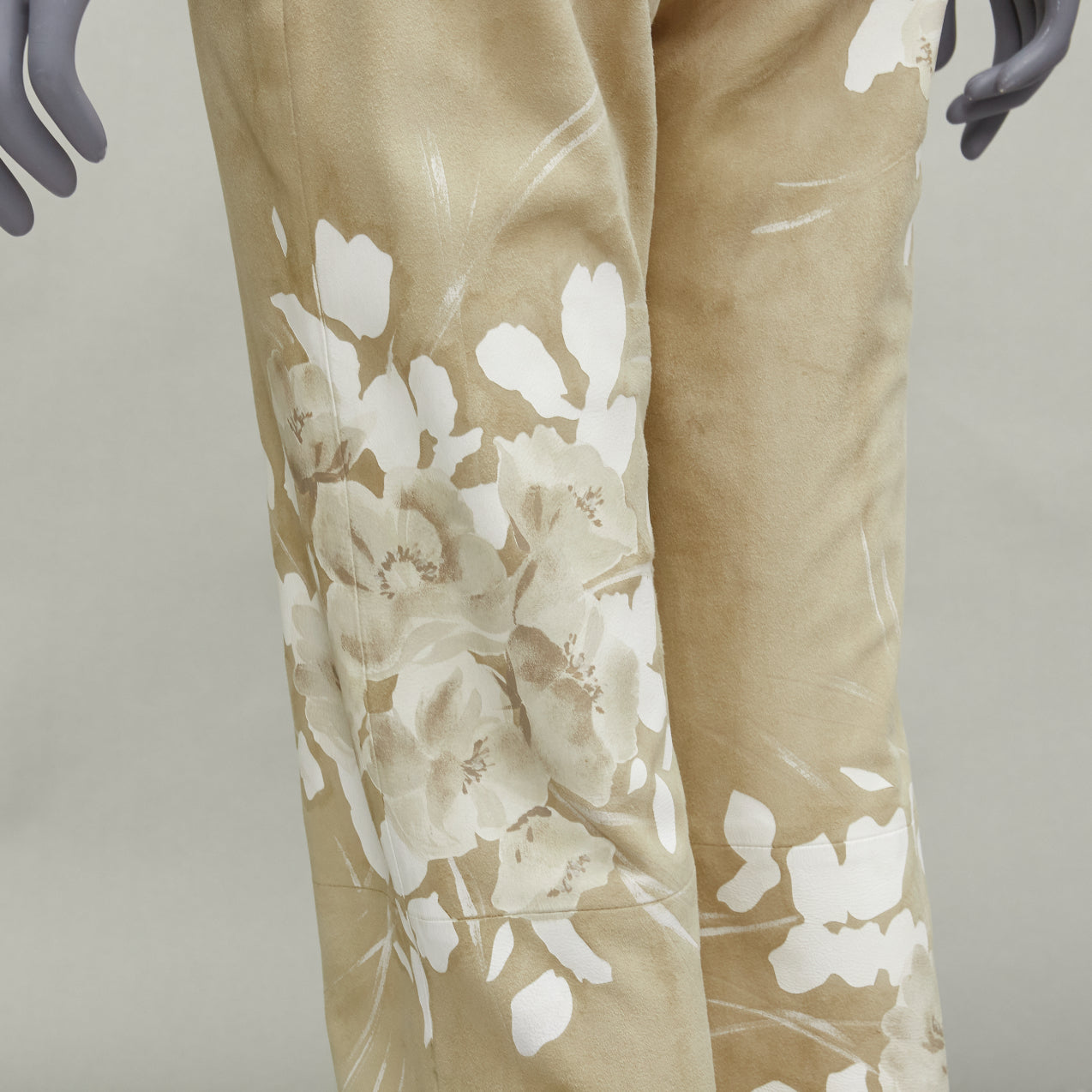 Valentino Garavani Painted Suede Pants - Back view
