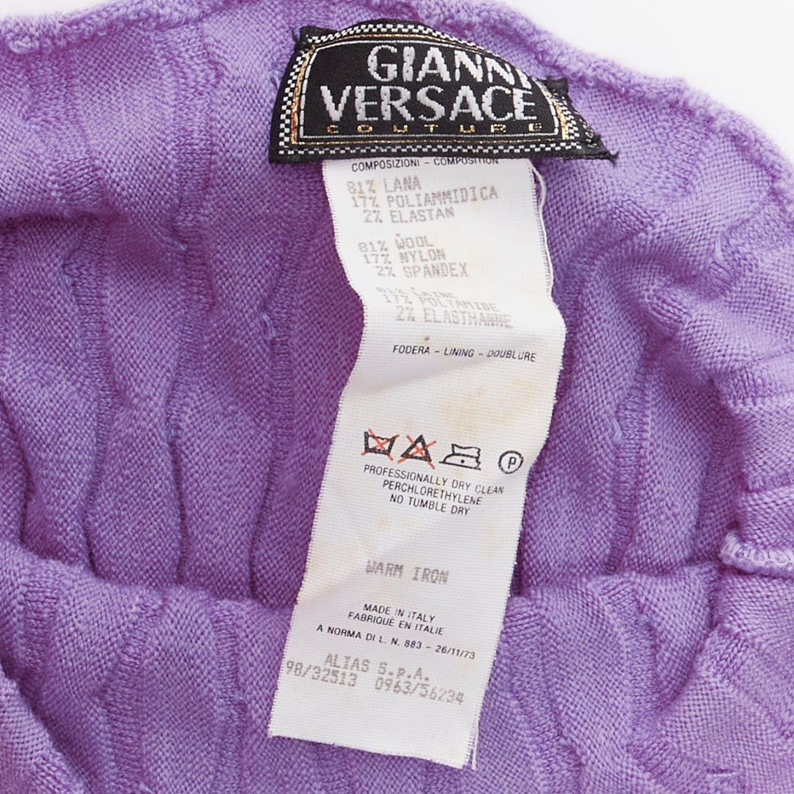 Gianni Versace Bead Crop Turtleneck - Image 10